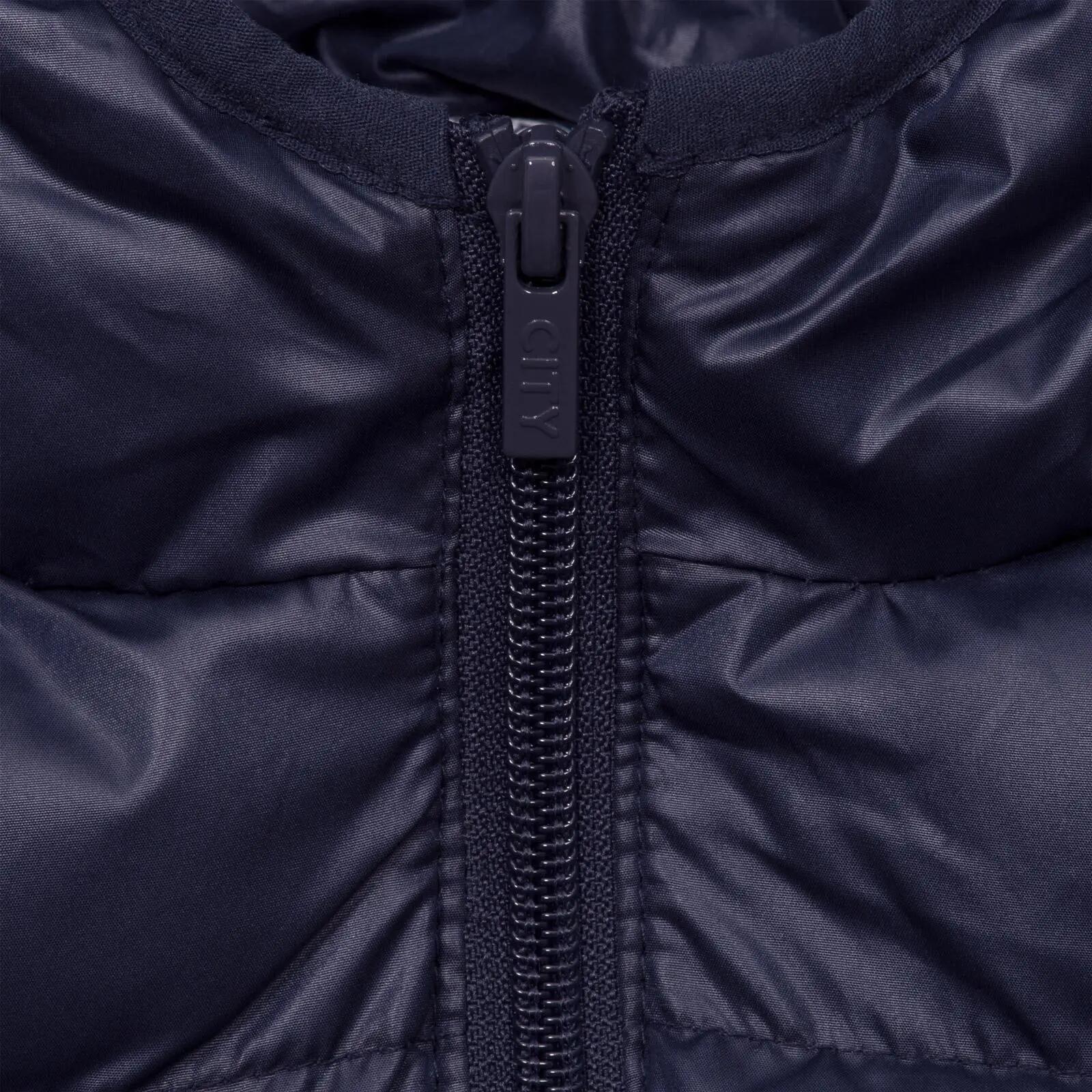 Boys Crest Quilted Jacket (Navy Blue) 4/6