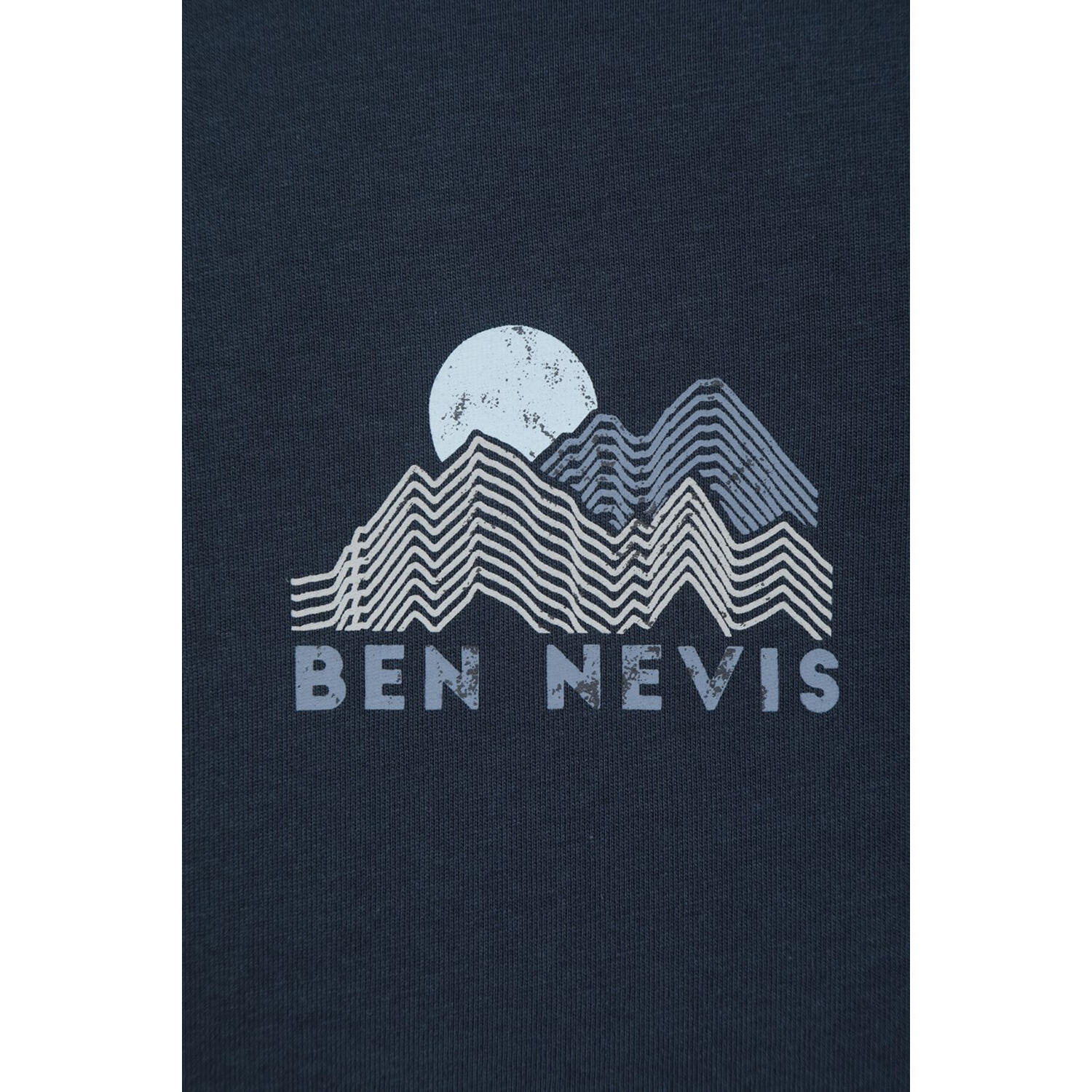 Tshirt Manches Courtes Motif/style Soleil BEN NEVIS Homme (Bleu Marine) 3/4