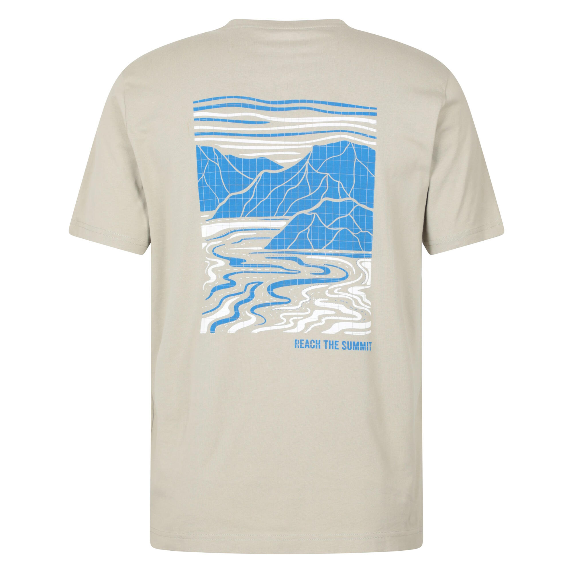 Maglietta Grafica Uomo Mountain Warehouse Reach The Summit Grigio 2/3
