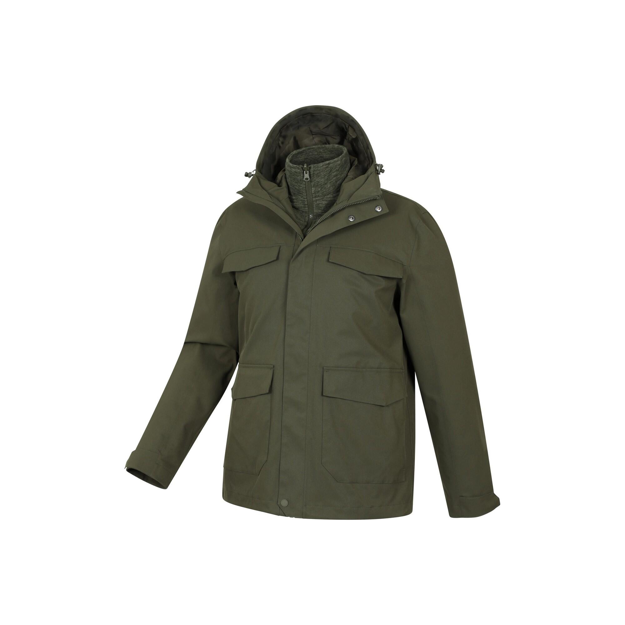 "Rushes" Jacke, wasserfest für Herren Khakigrün 4/4