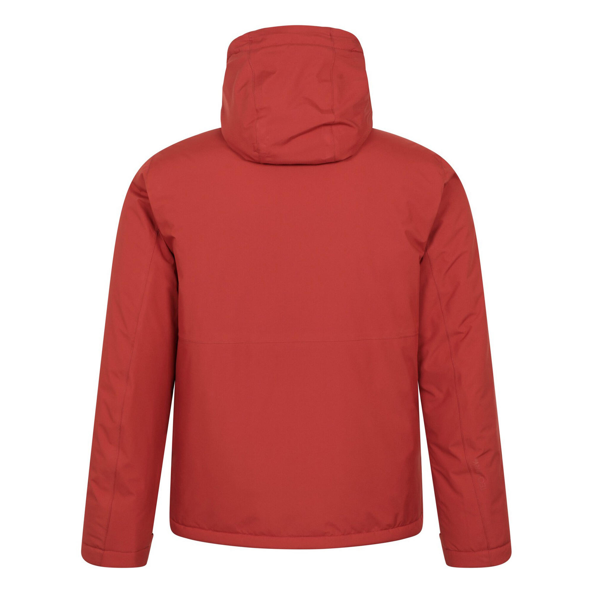Mens Heard Padded Waterproof Jacket (Rust) 2/4
