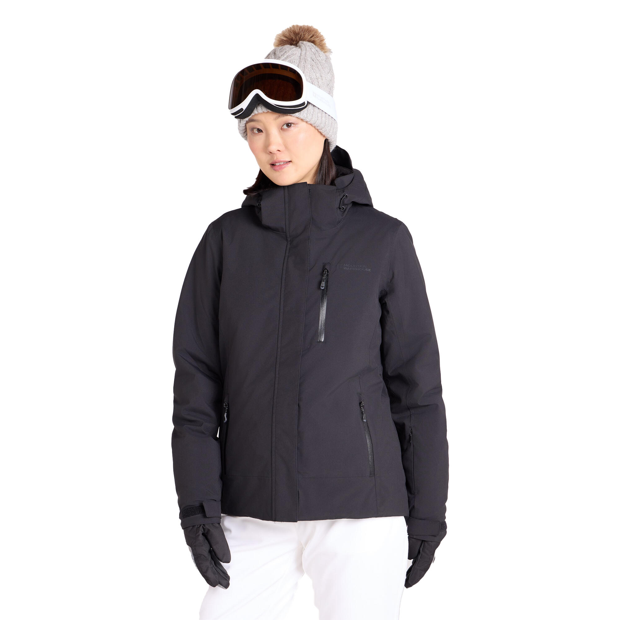 "Aspen" Skijacke für , Wasserfest Damen Schwarz 4/4