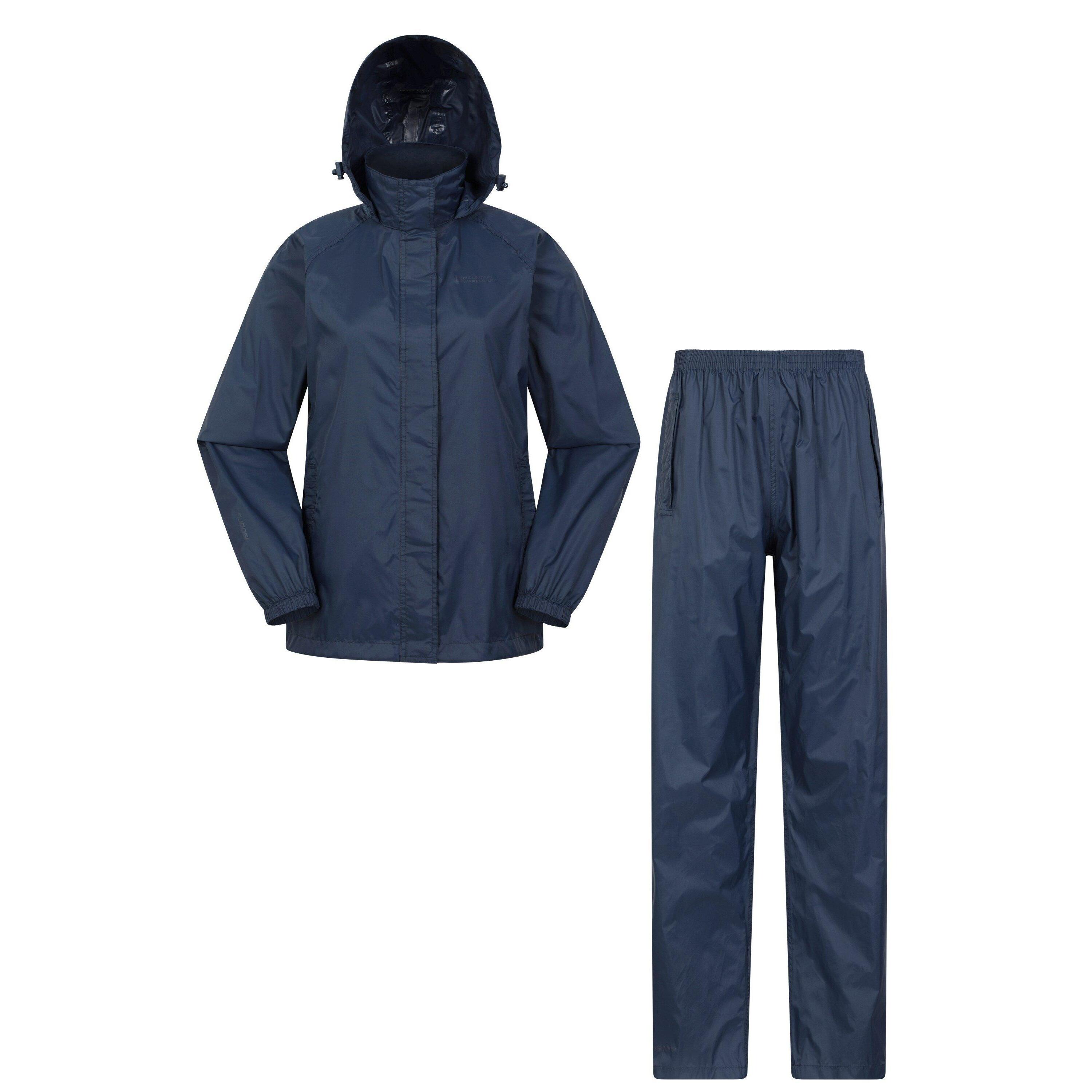 MOUNTAIN WAREHOUSE Womens/Ladies Pakka Jacket and Trousers Set (Navy)