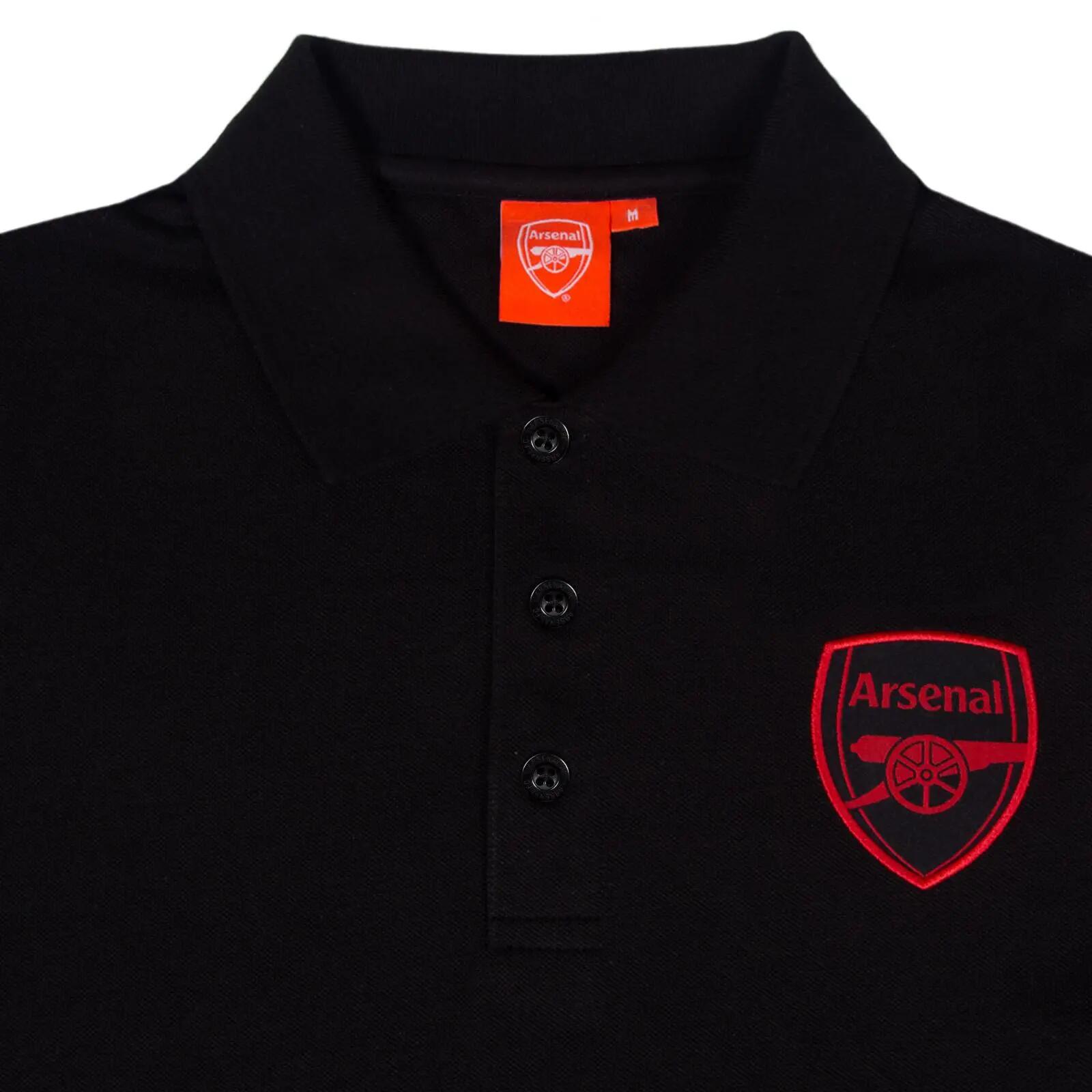 Poloshirt für Herren Schwarz 3/6