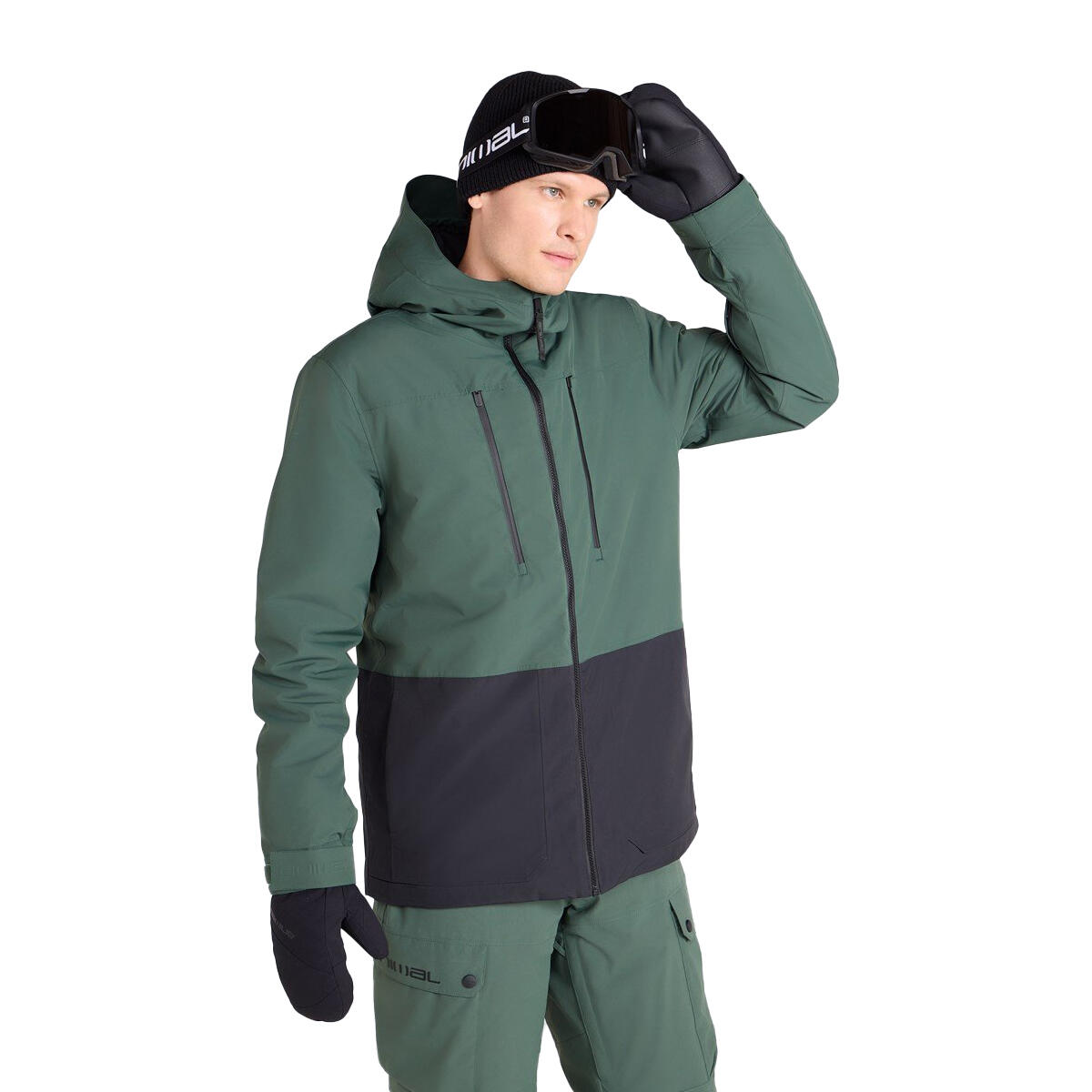 Blouson De Snowboard ZEPHYR Homme (Vert) 3/4