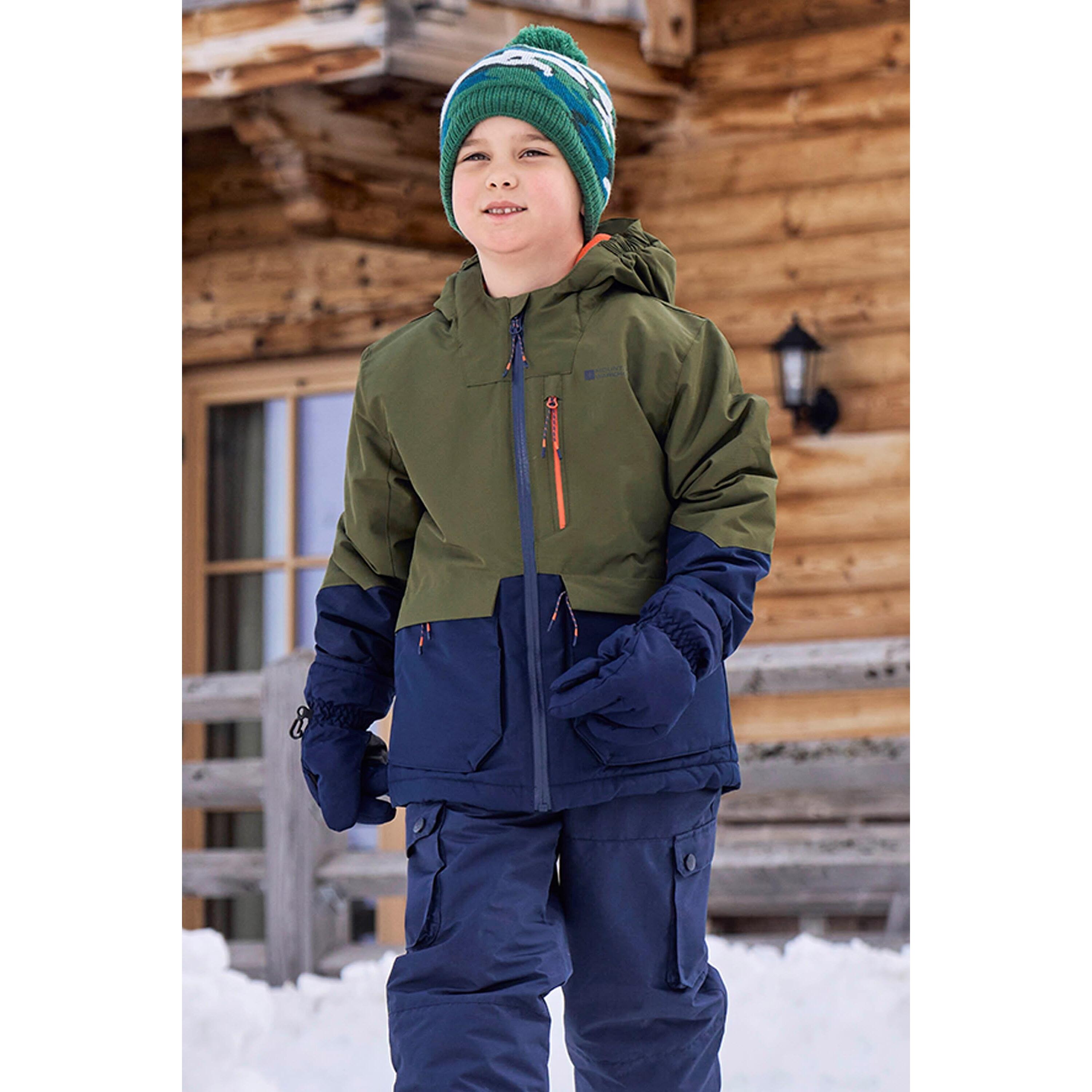 MOUNTAIN WAREHOUSE Bambini Cosmos Impermeabile Giacca Da Sci Mountain Warehouse Verde Kaki