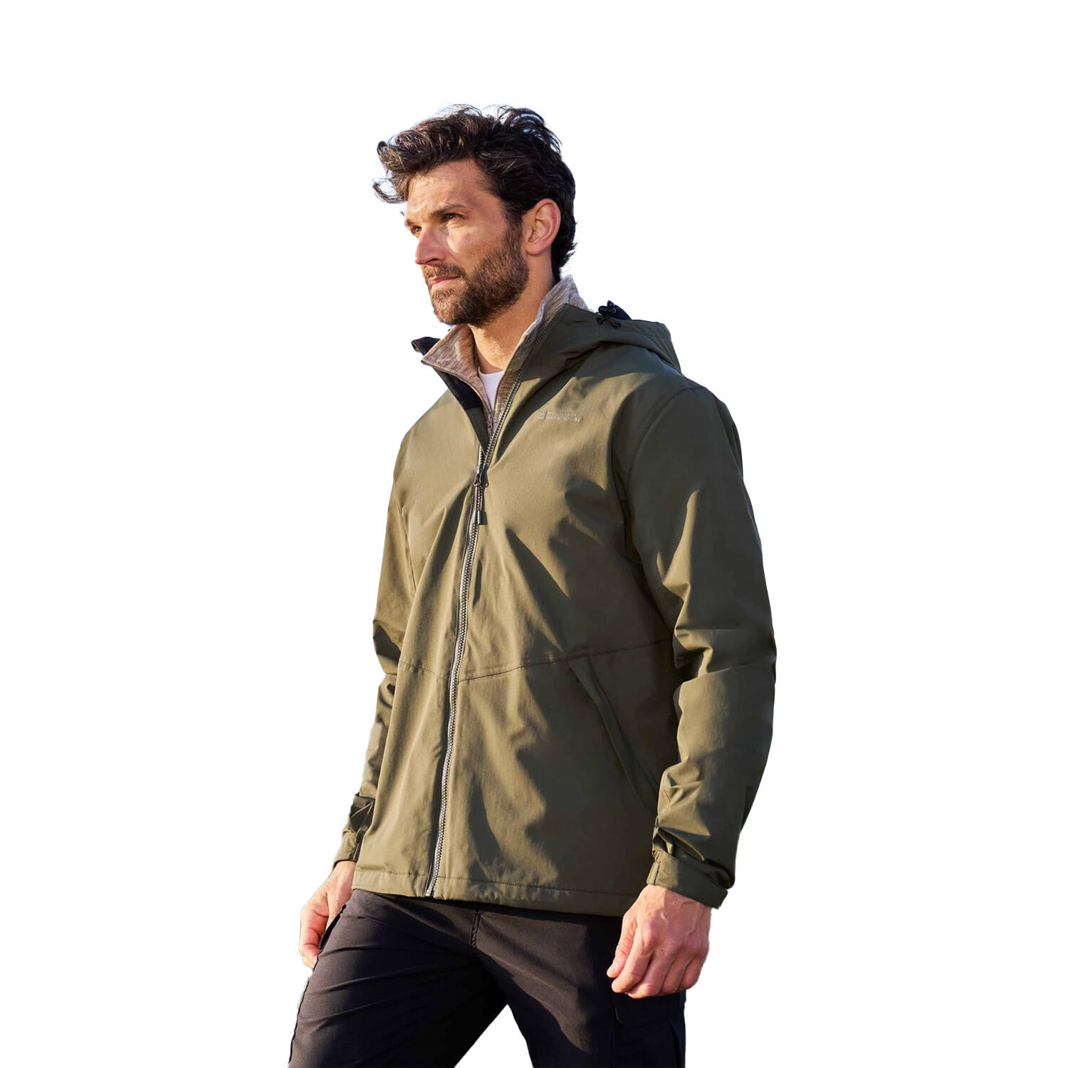 "Canyon" Jacke, wasserfest für Herren Dunkel-Khaki 4/4
