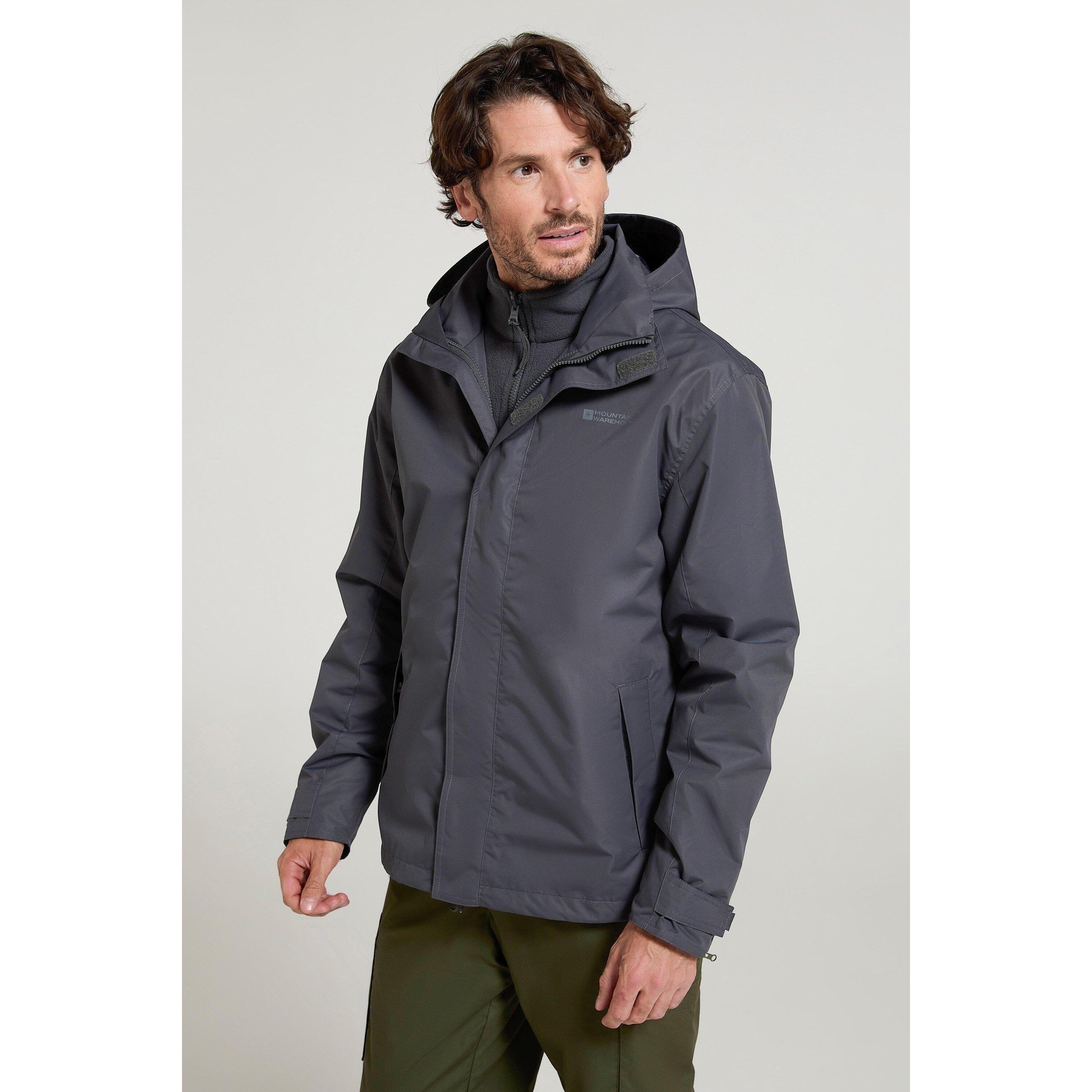 MOUNTAIN WAREHOUSE Fell II Giacca 3 In 1 Uomo Mountain Warehouse Grigio