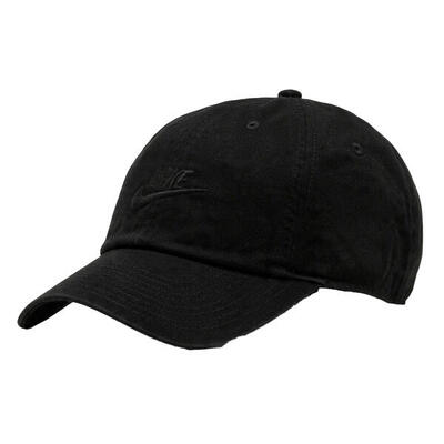 Club logo baseball cap (zwart)