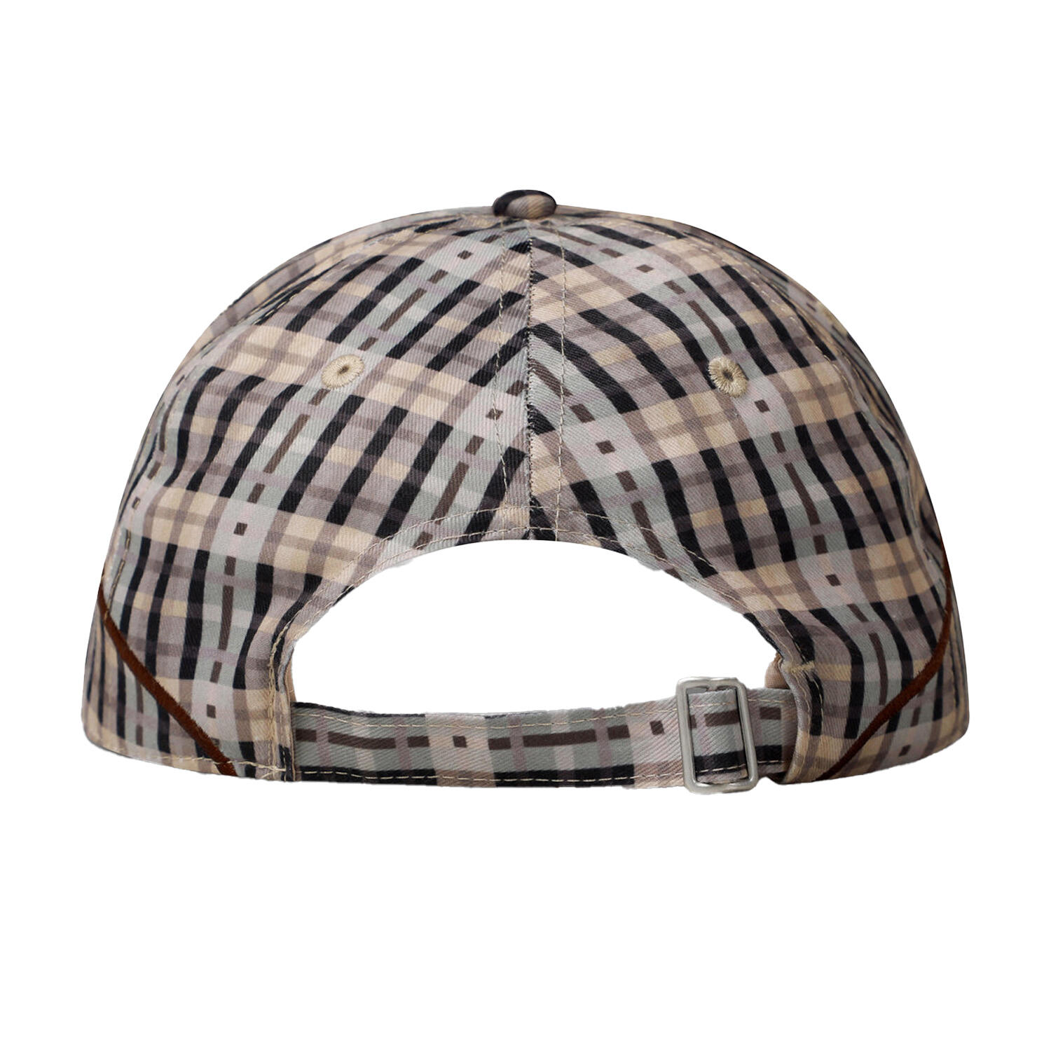 Casquette De Baseball Motif/style À Carreaux (Beige) 2/3