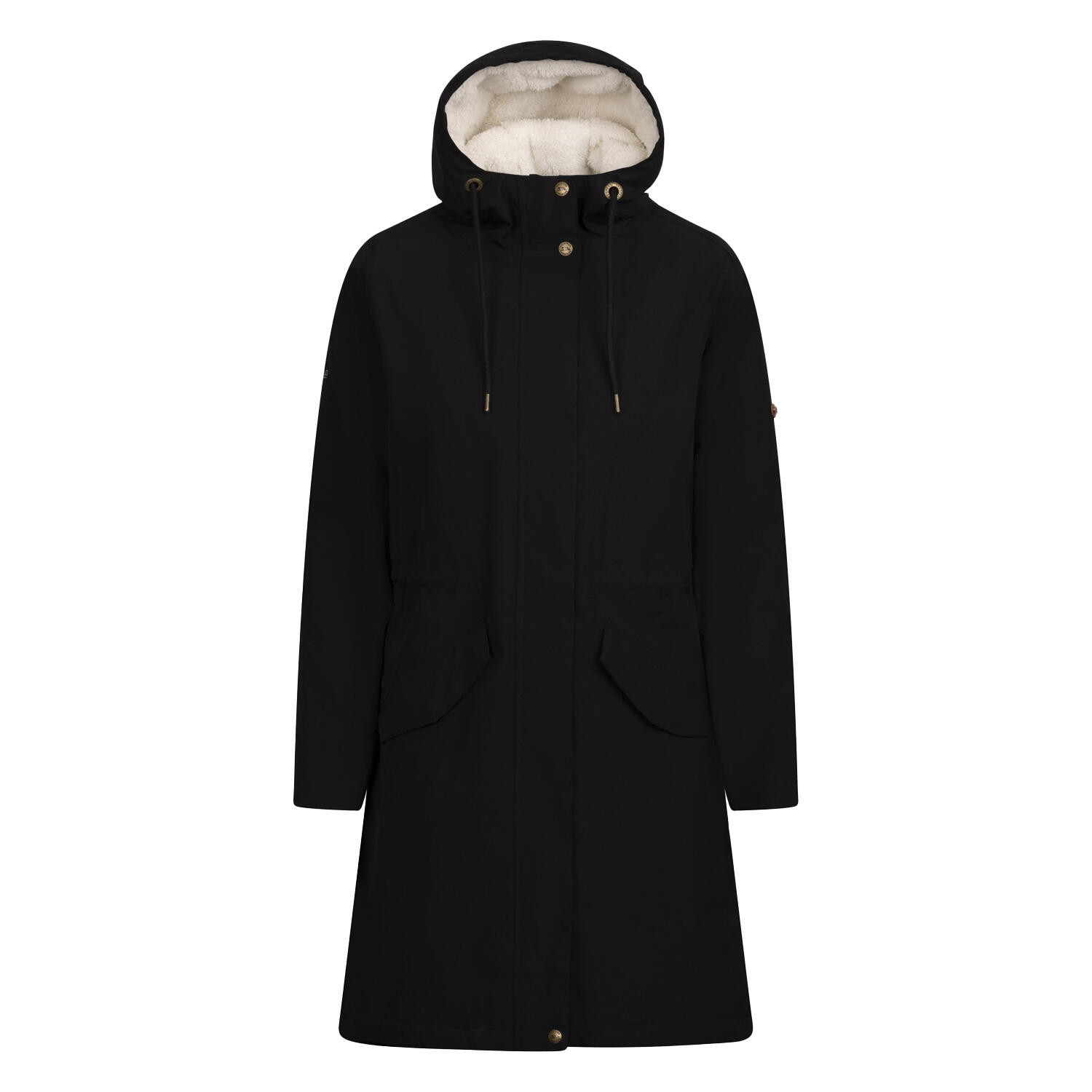 TRESPASS Womens/Ladies Vailsom Waterproof Jacket (Black)