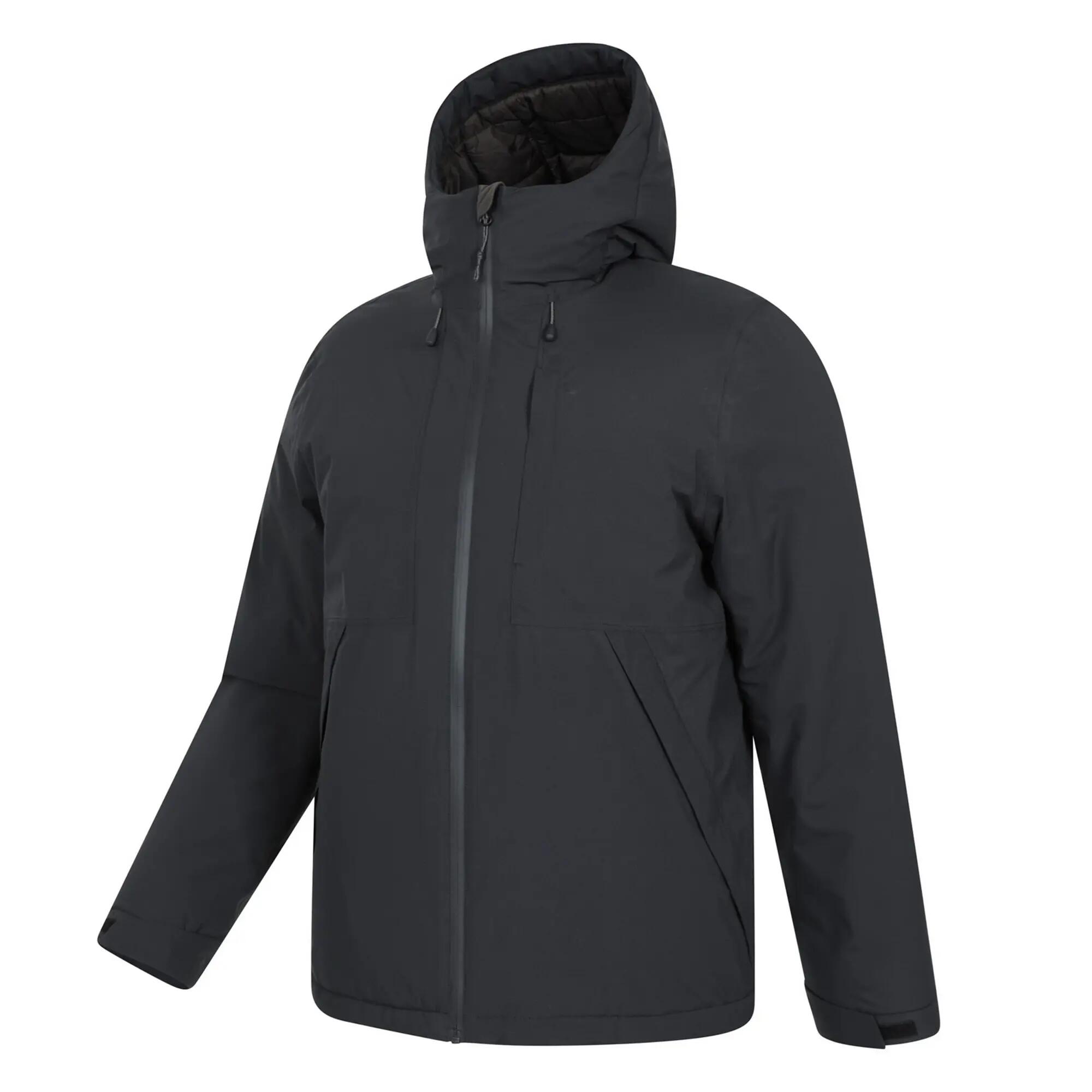 "Heard" Jacke, wasserfest für , Wattiert Herren Schwarz 5/6