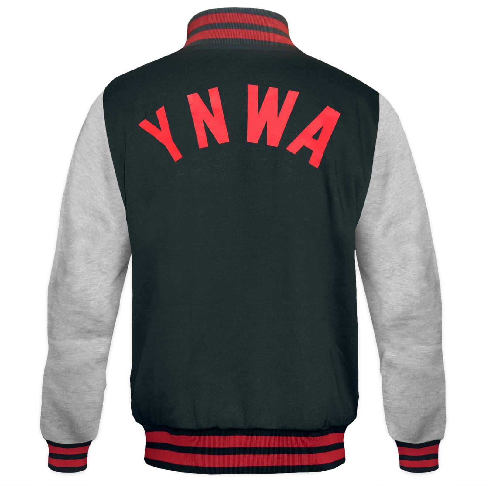 VarsityJacke (USCollegeStil) für Herren Schwarz 2/4