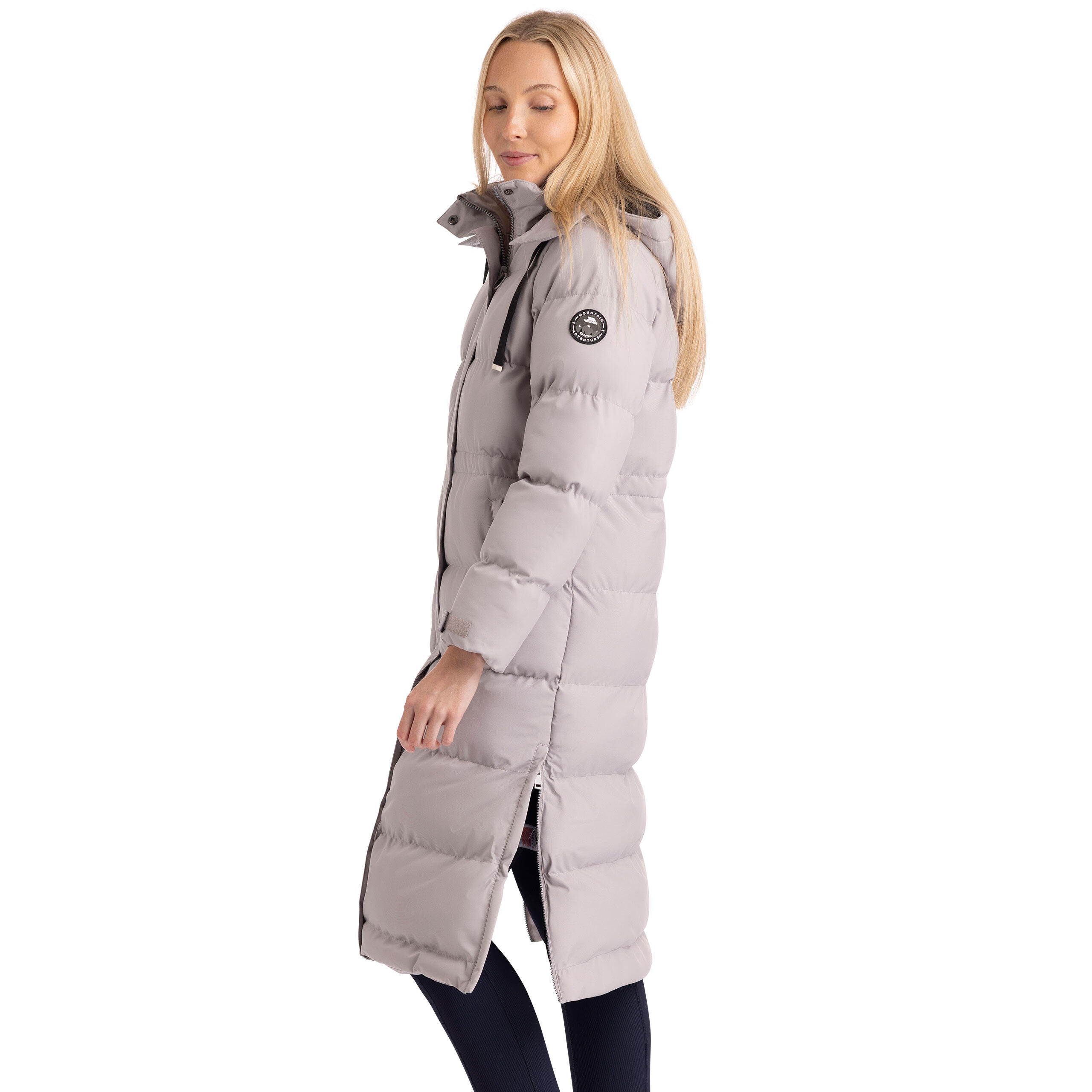 Womens Grown On Hood Longer Length Rain Jacket - Colter 5/5