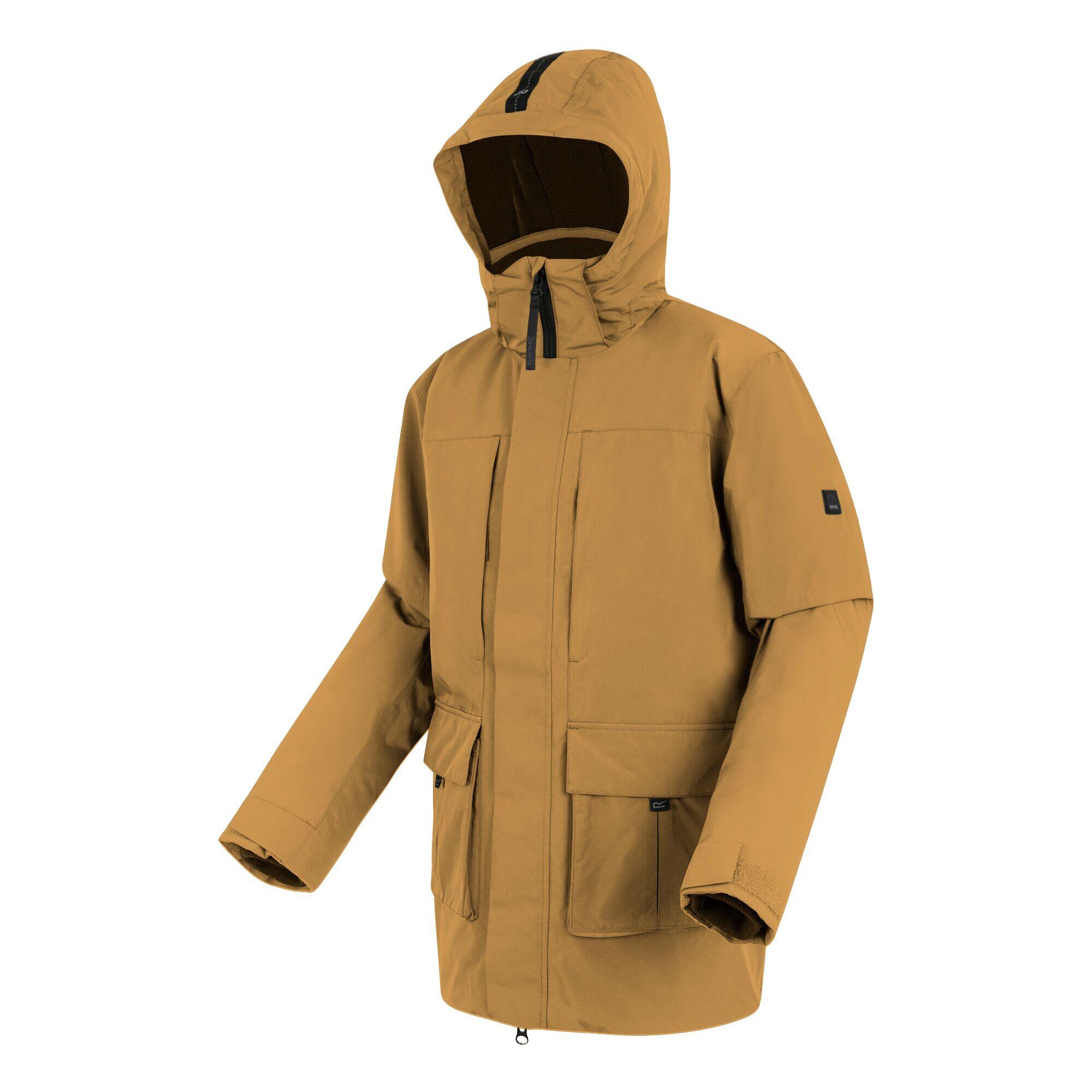 Veste Imperméable MARRON Homme (Marron / Noir) 3/5
