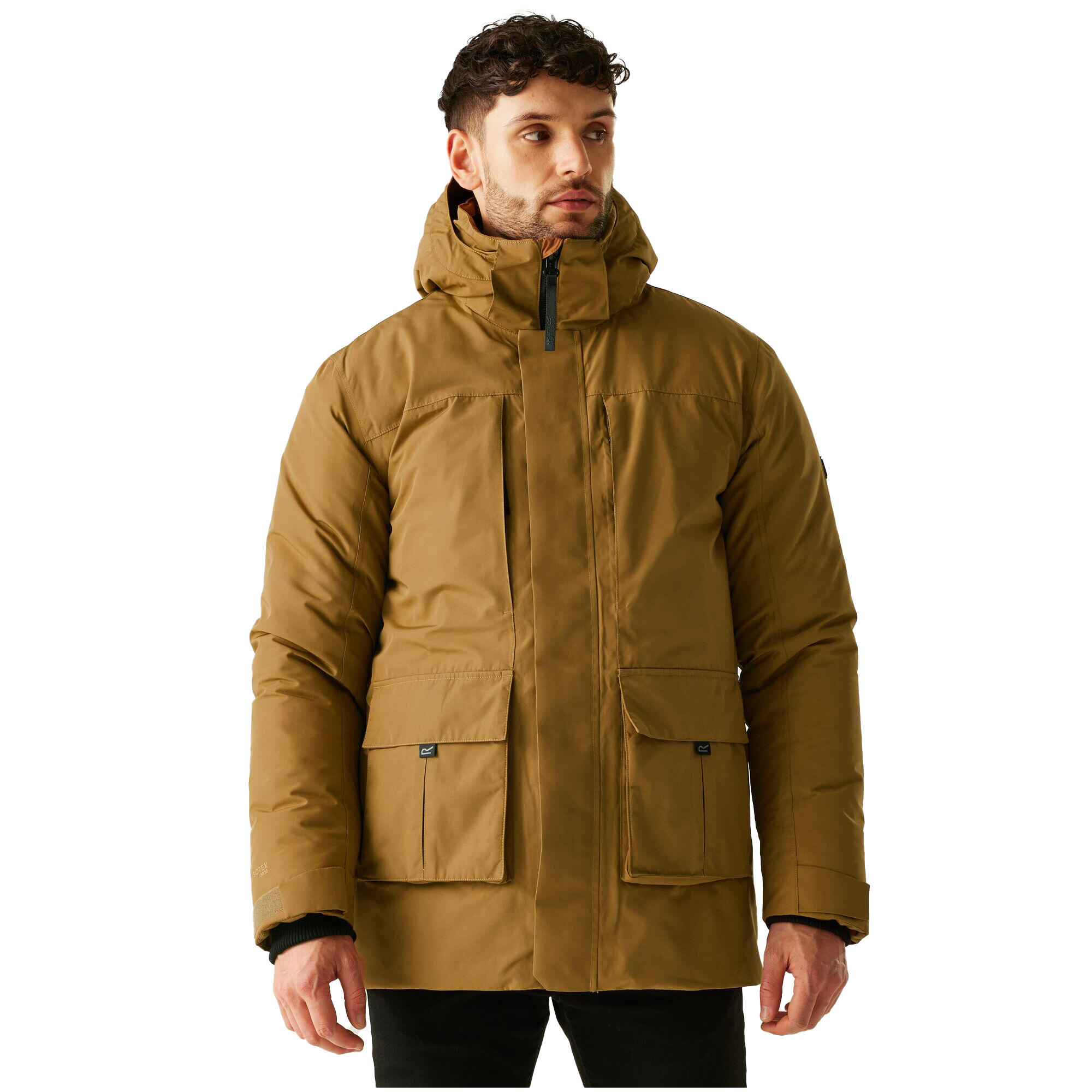Veste Imperméable MARRON Homme (Marron / Noir) 4/5