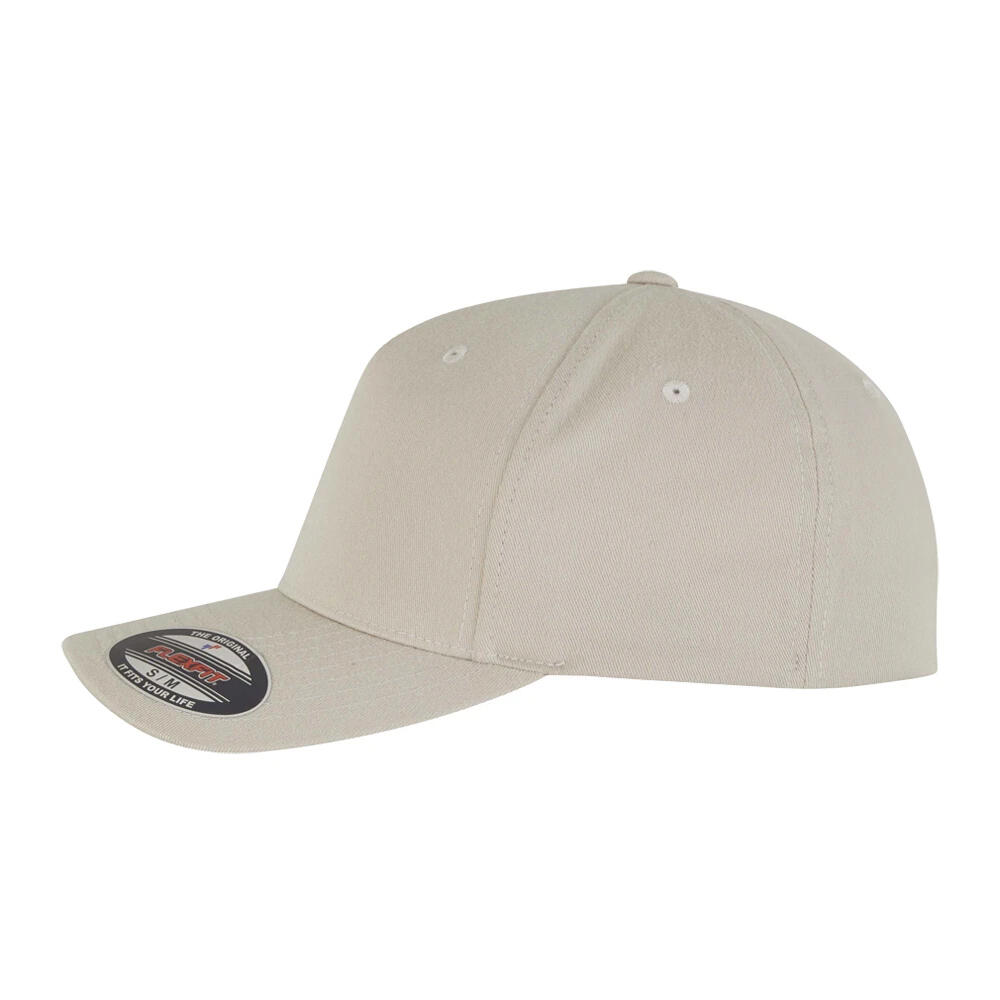 Unisex 5 Panel Cap (Beige) 3/3