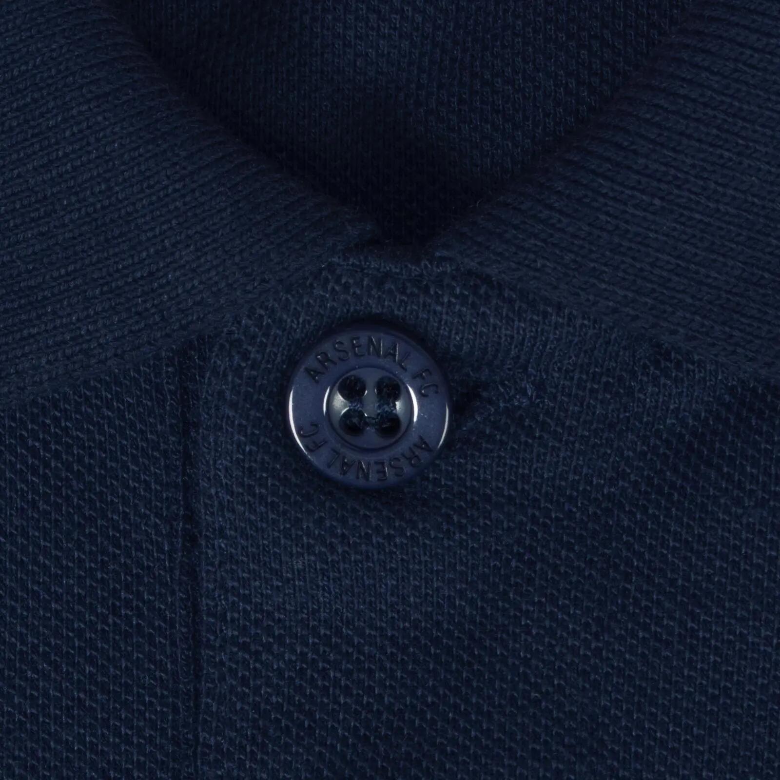 Boys Crest Polo Shirt (Navy Blue) 3/5