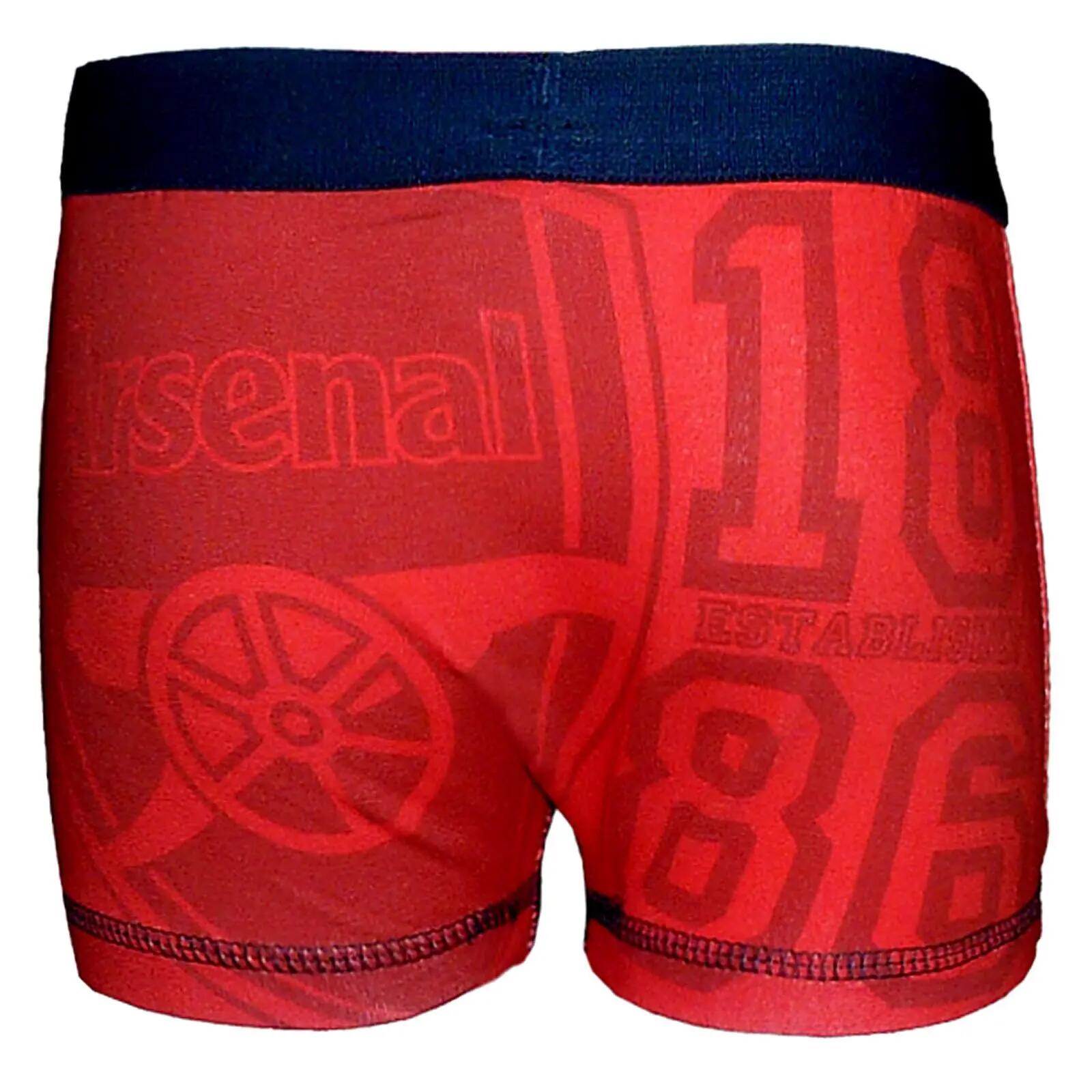 Boys Boxer Shorts (Red) 2/4