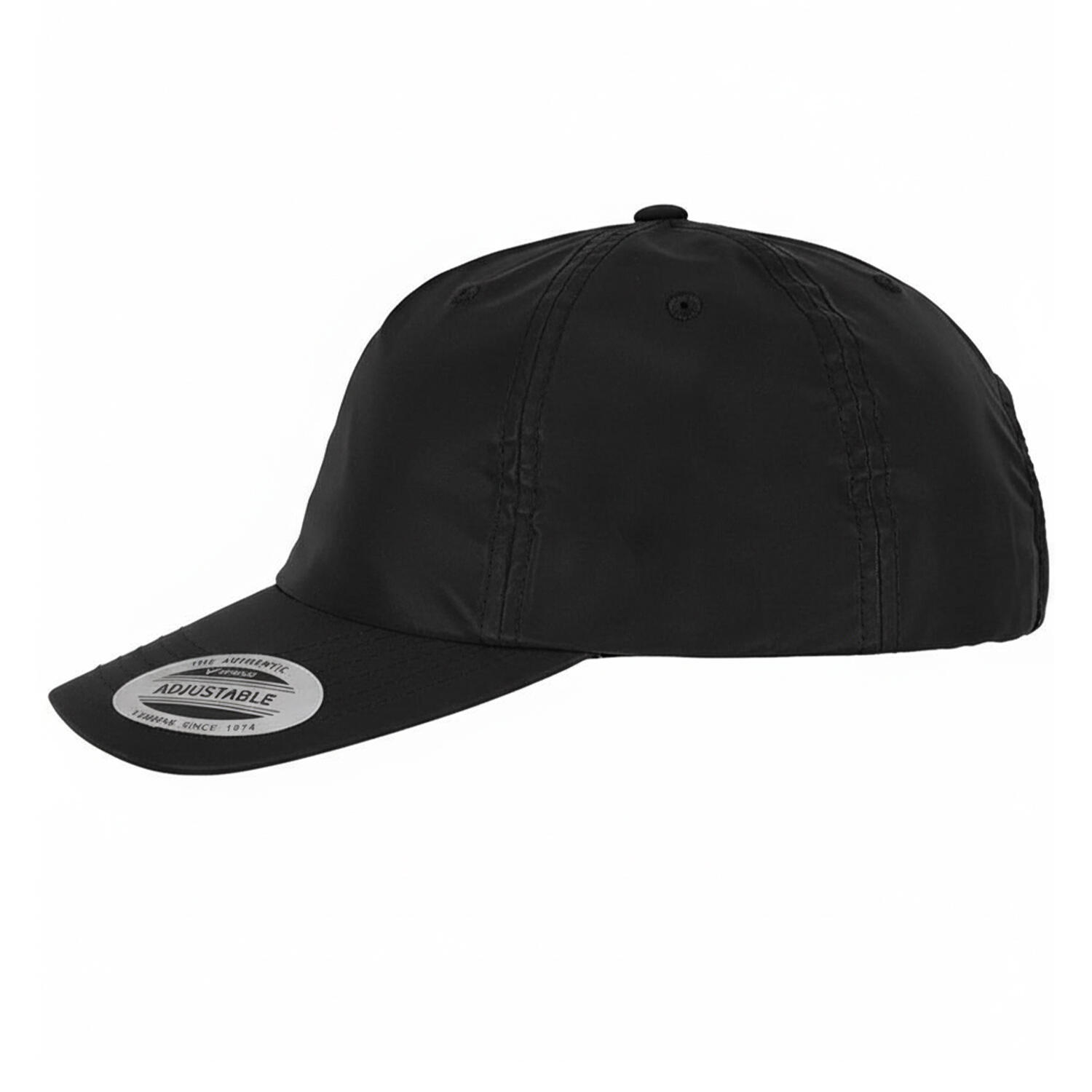 Cappellino Da Baseball Retrò Adulto Unisex Flexfit Nero 4/4