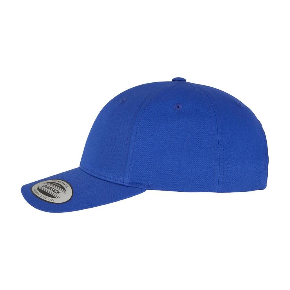 Cappellino Con Visiera Curva Snapback Adulti/Unisex Flexfit Classic Blu Reale 3/3