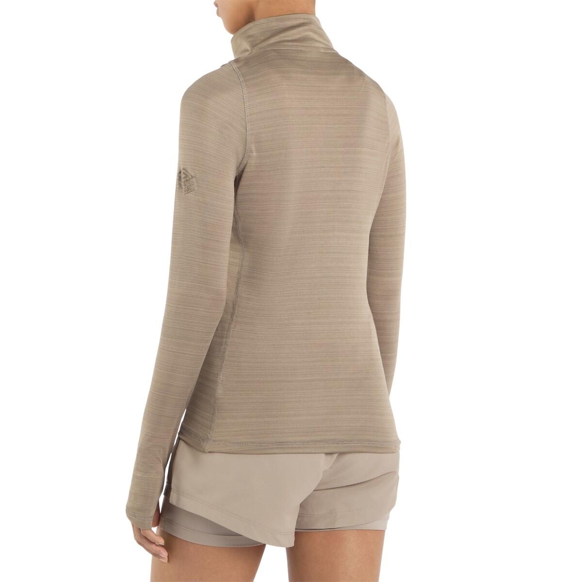 Womens/Ladies Pro Training Half Zip Top (Moon Rock Marl) 2/2