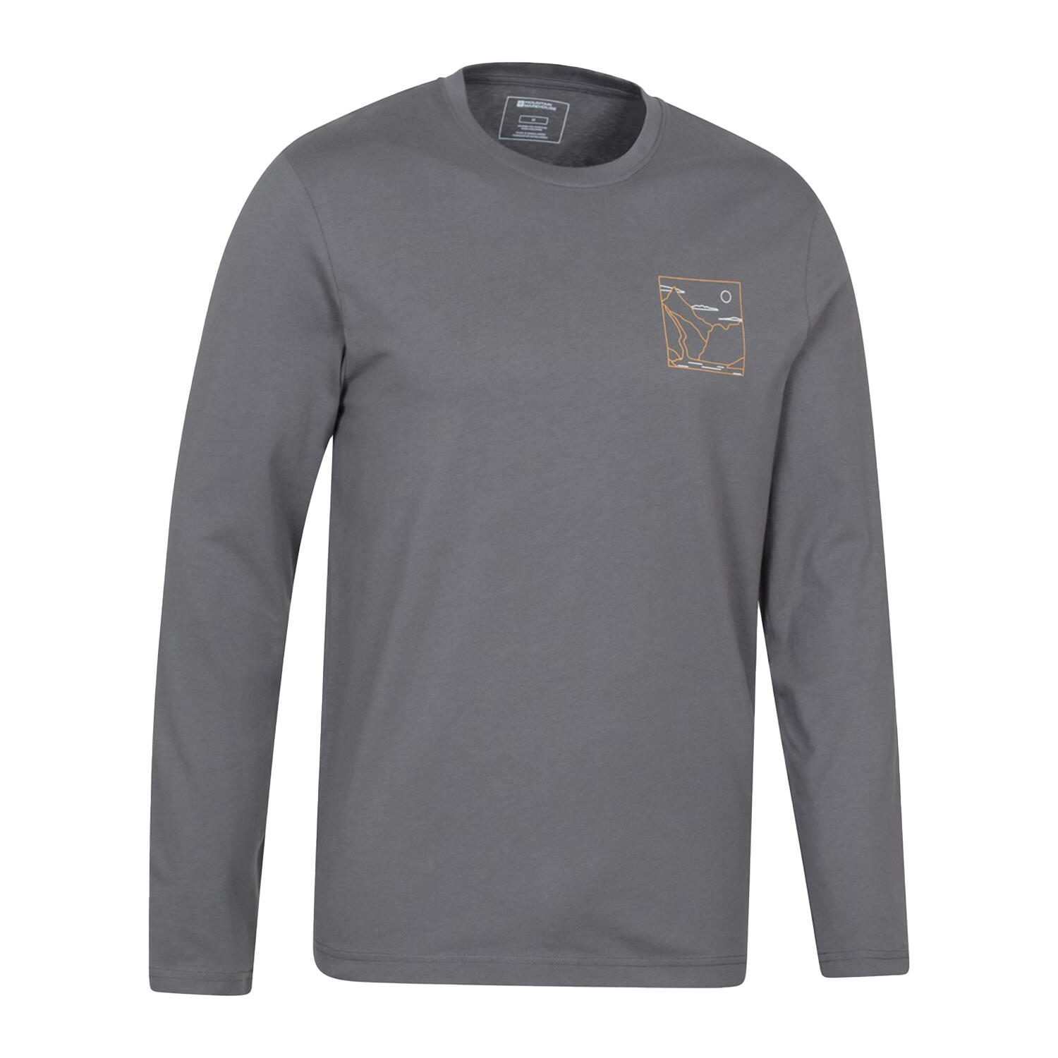Tshirt Manches Longues SPIRIT OF ADVENTURE Homme (Charbon) 3/4