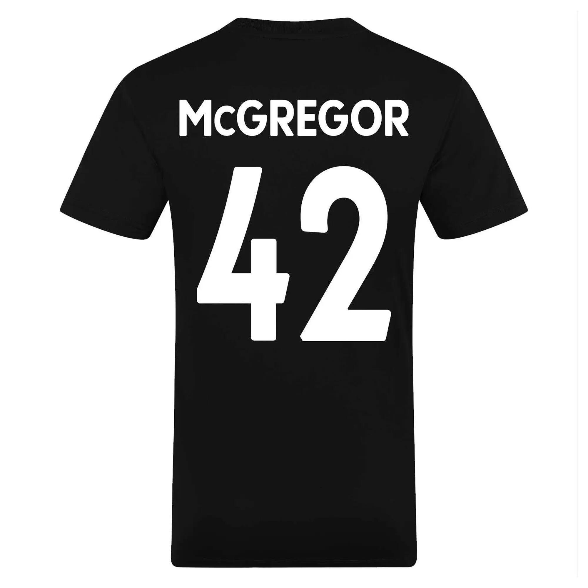 Tshirt Motif/style Rayures Contrastées MCGREGOR Homme (Noir) 2/3