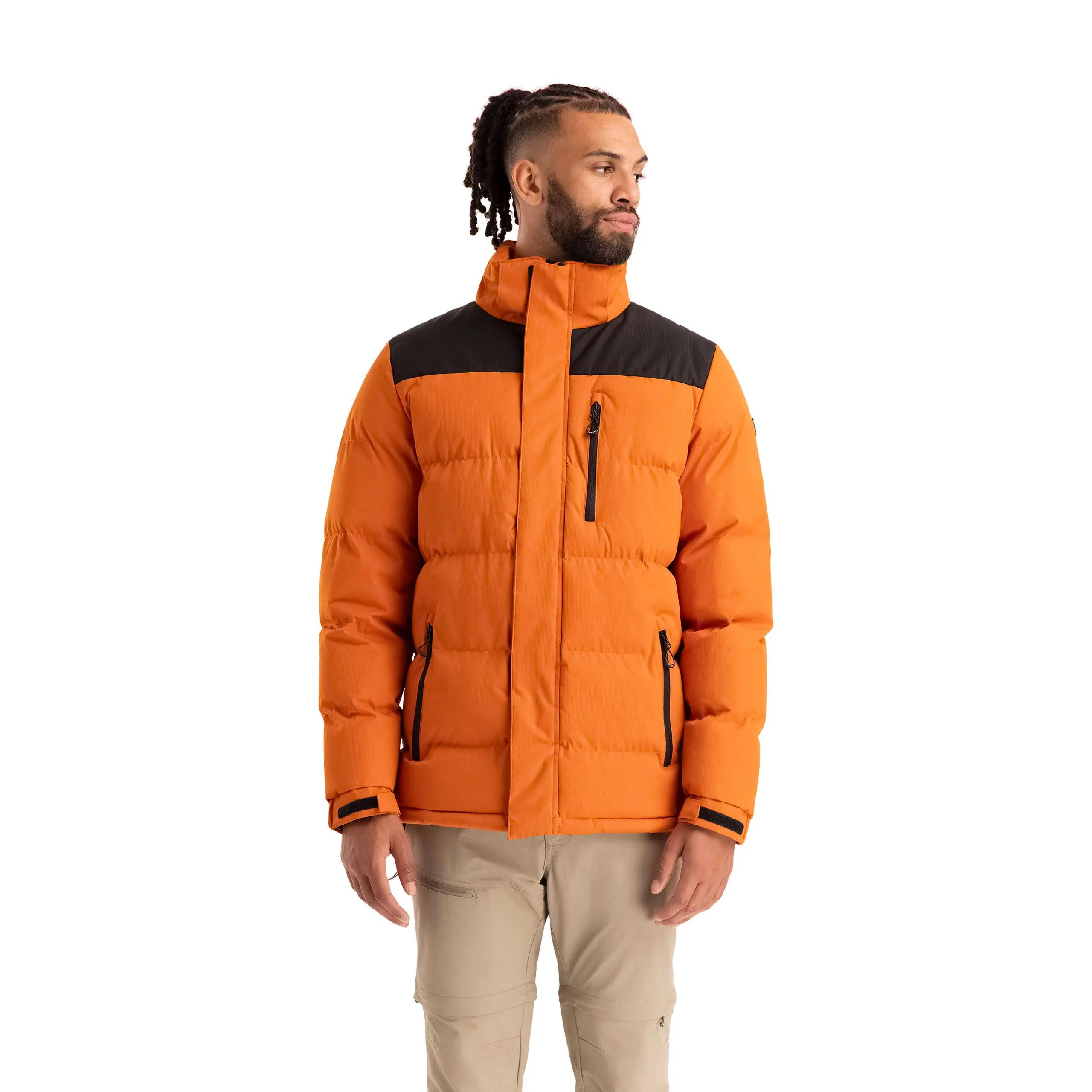 Mens Chin Guard Hood Adjusters Waterproof Casual Jacket - Ahmor 5/5
