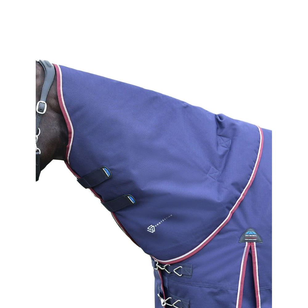 Couvrecou Pour Chevaux COMFITEC ESSENTIAL (Bleu Marine) 2/2