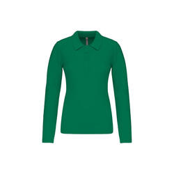 Polo piqué manches longues femme Kariban
