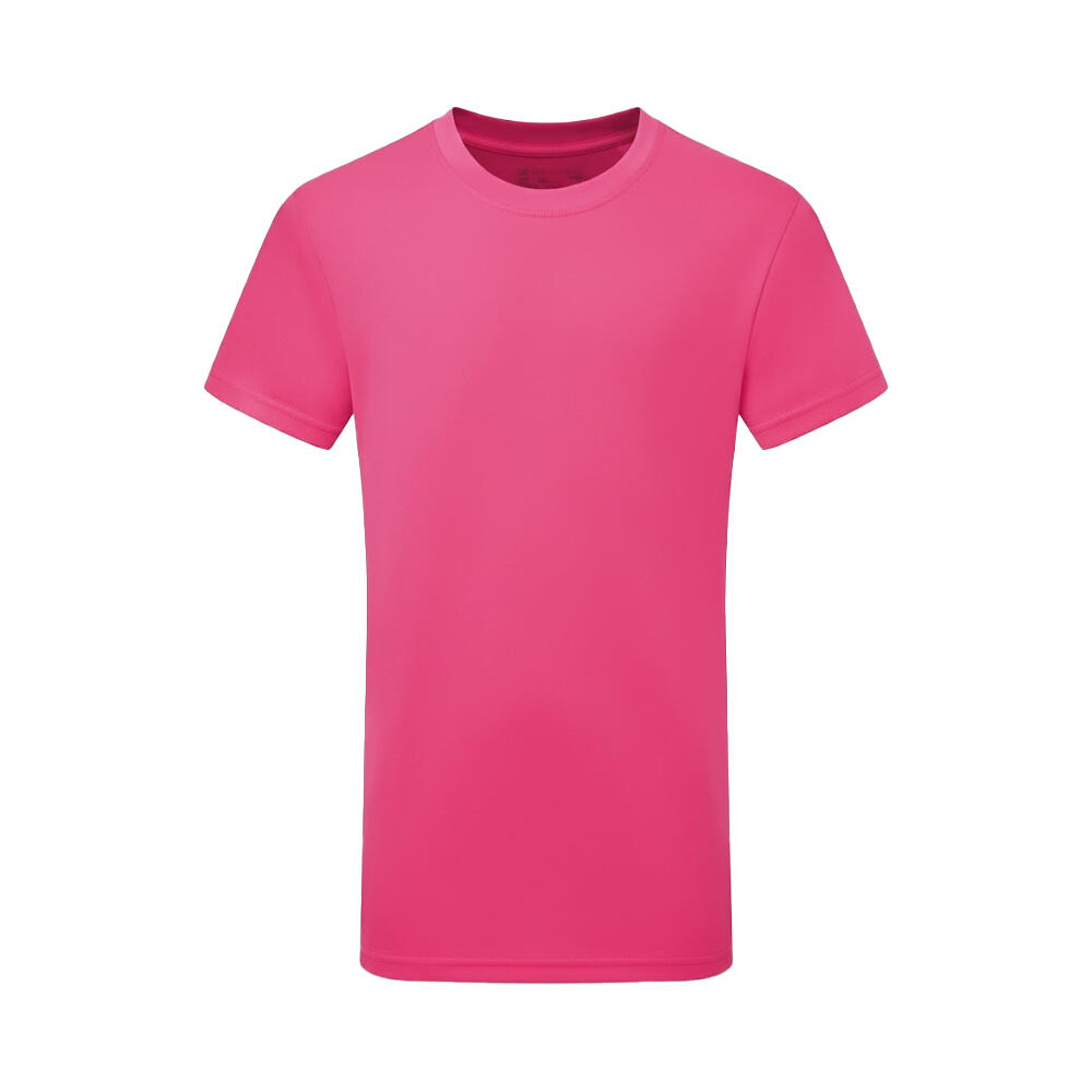 TRIDRI Maglietta Sportiva A Maniche Corte Bambini/Unisex TriDri Rosa Accesso