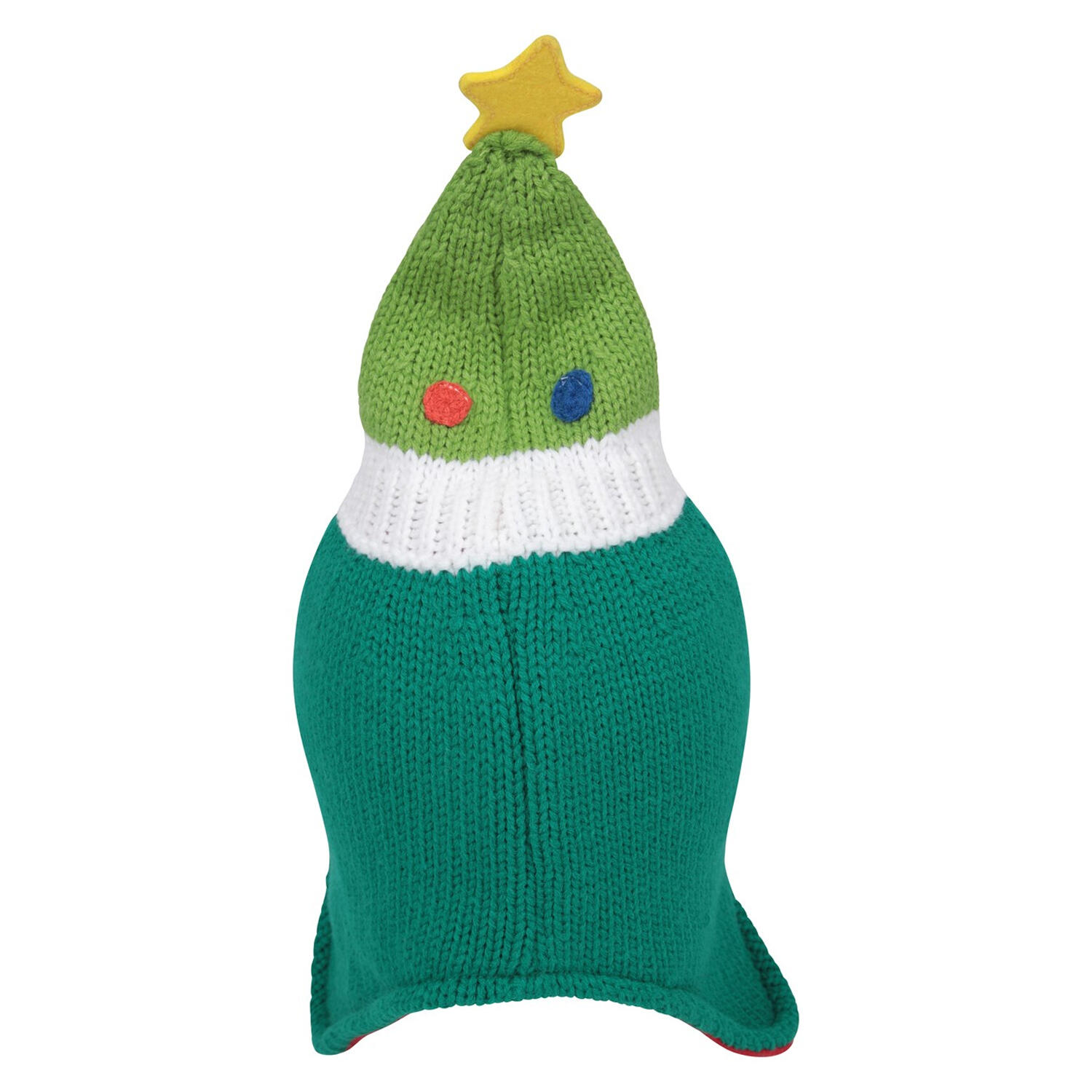 Childrens/Kids Fleece Lined Christmas Winter Hat (Green) 2/4