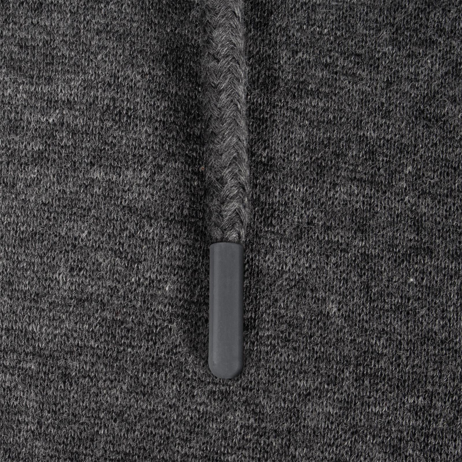Hoodie mit durchgehendem Reißverschluss für , Fleece Herren Grau 4/4
