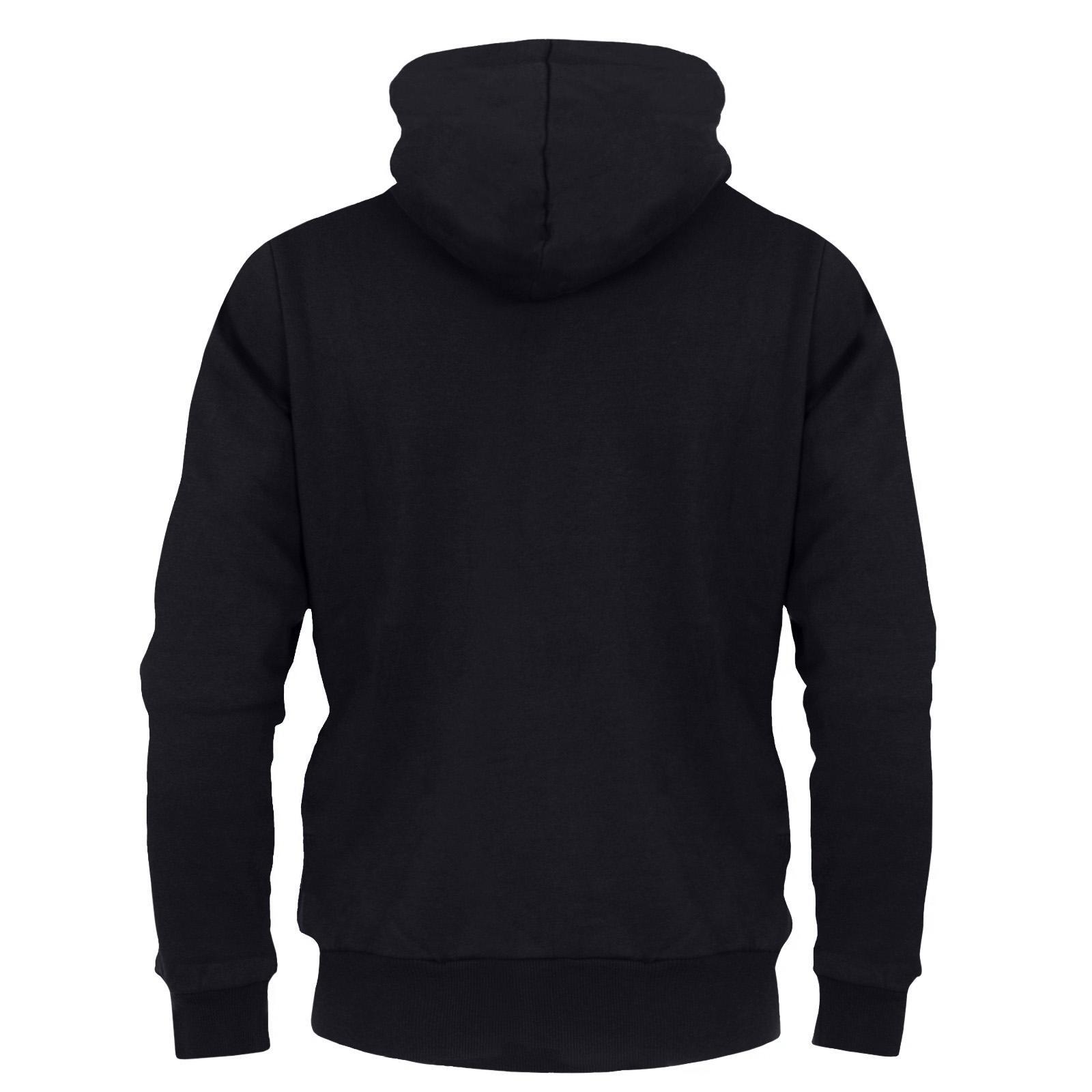 Hoodie mit durchgehendem Reißverschluss für Jungen Schwarz 4/4