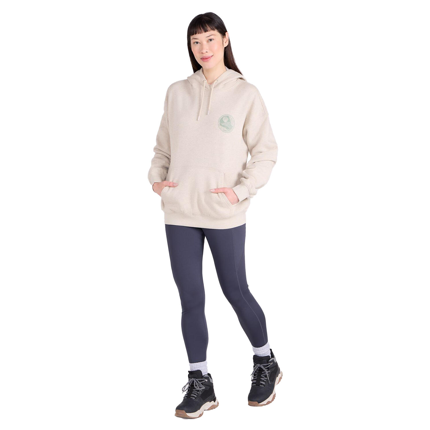 Kapuzenpullover für , leger Damen Beige 4/4