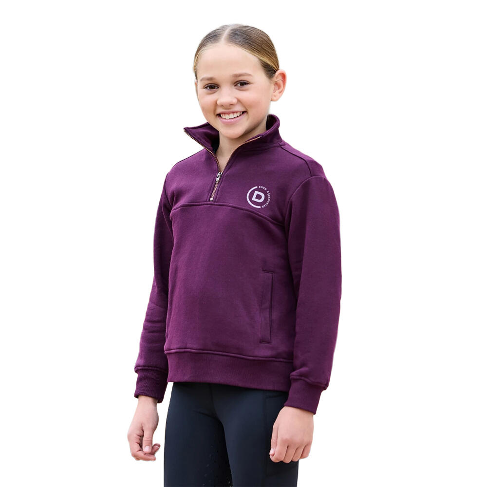 Childrens/Kids Fleece Top (Purple Violet) 2/3