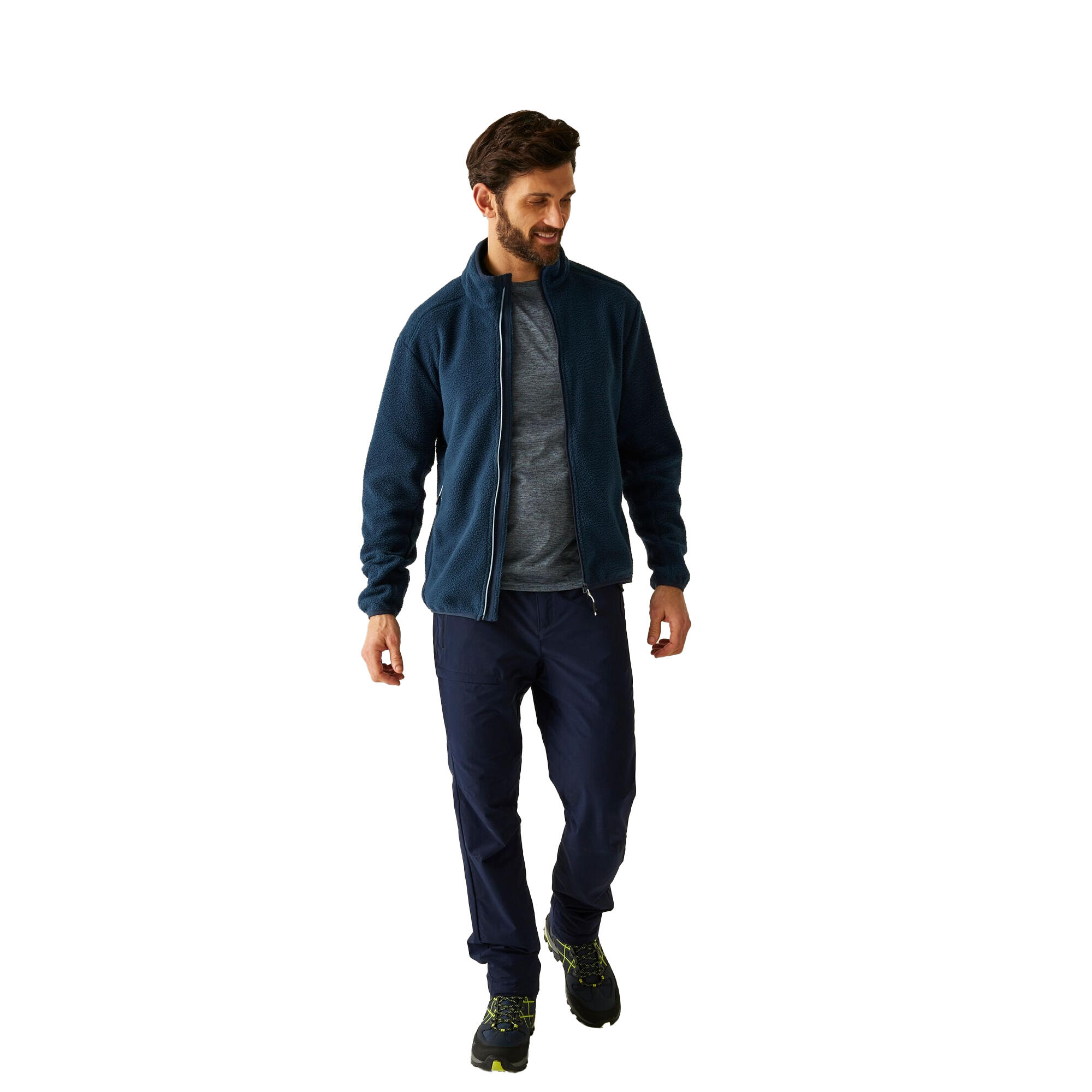 Giacca In Pile Uomo Regatta Elnut Moonlight Denim 4/5