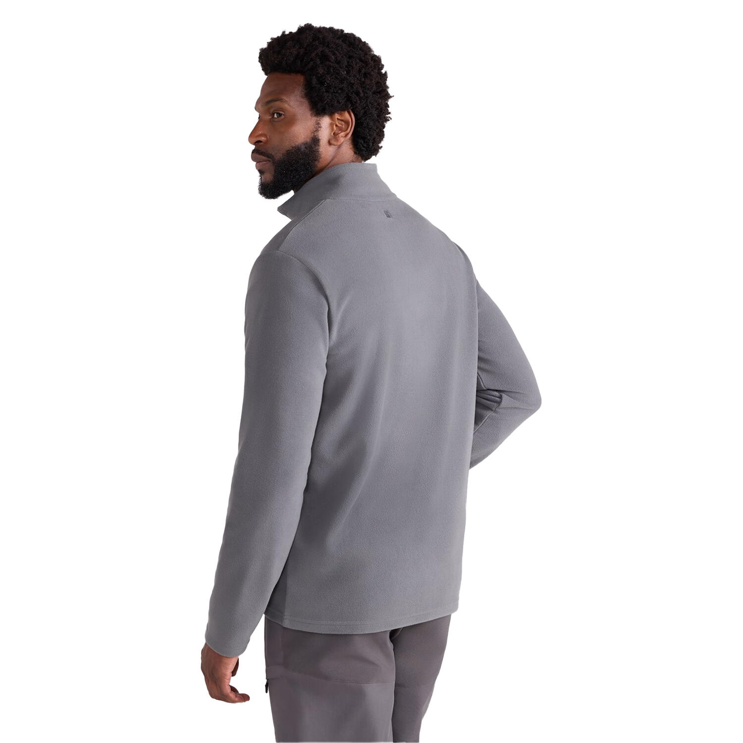 Veste Polaire RASO Homme (Gris Foncé) 4/4