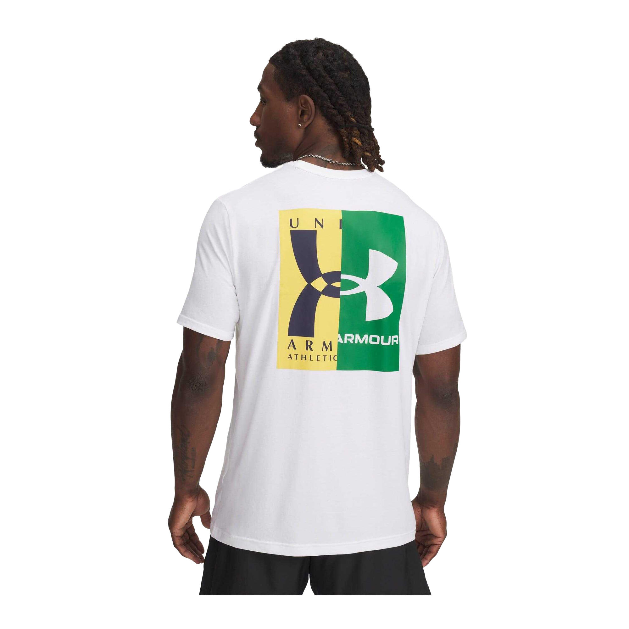 Maglietta Evoluzione Logo Maniche Corte Uomo Under Armour Bianco 2/2