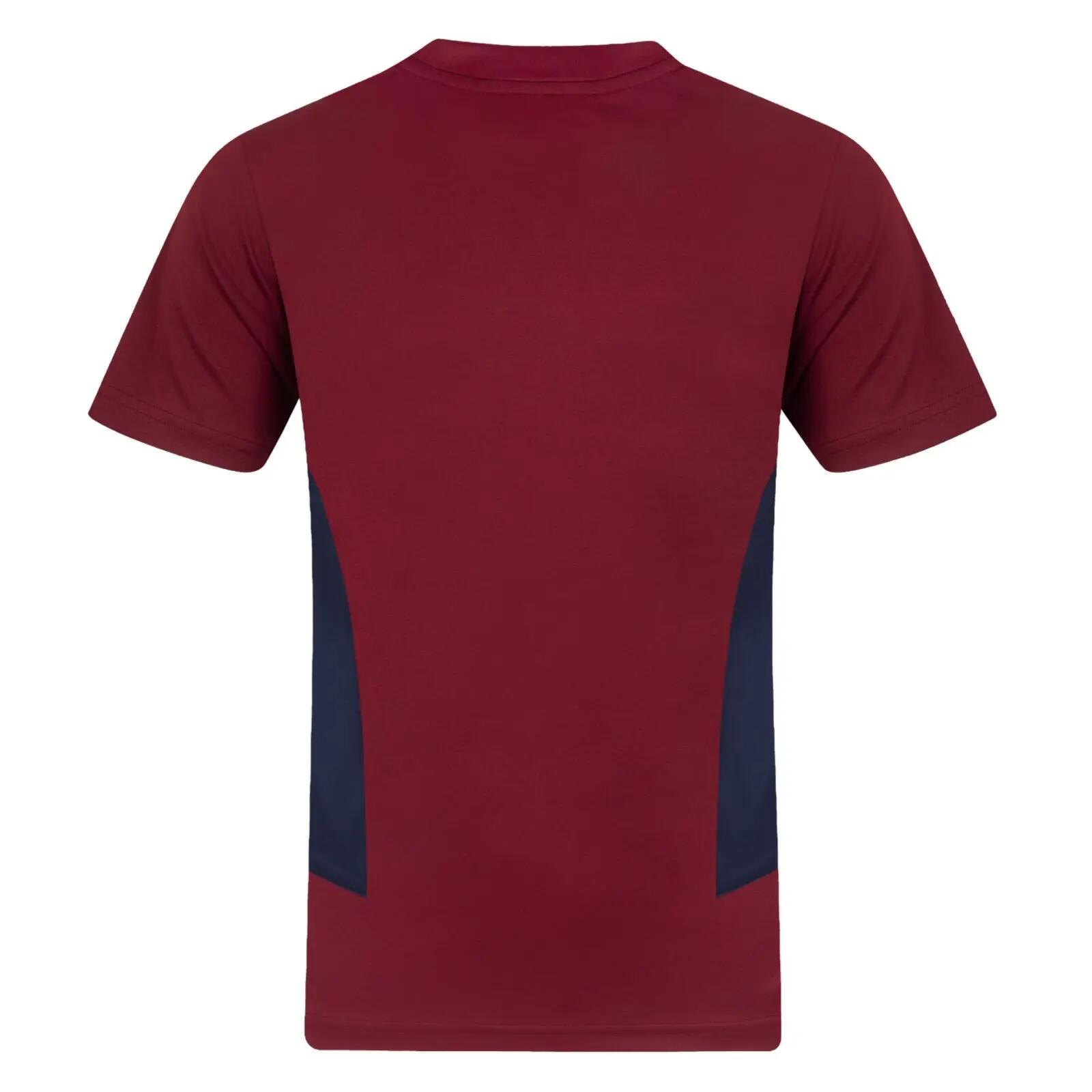 TShirt für , Polyester Herren Rotwein 3/5