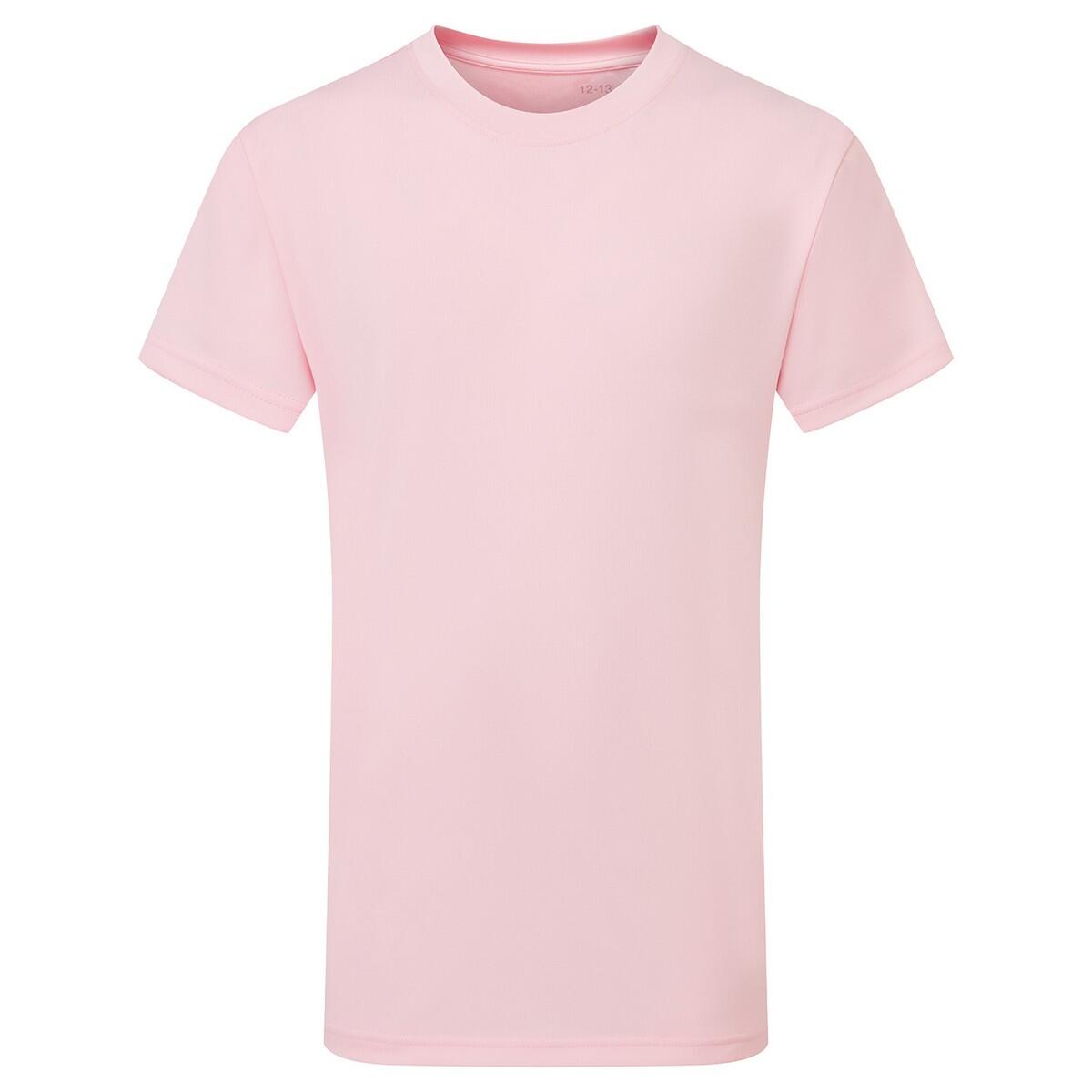 TRIDRI Maglietta Sportiva A Maniche Corte Bambini/Unisex TriDri Rosa Chiaro