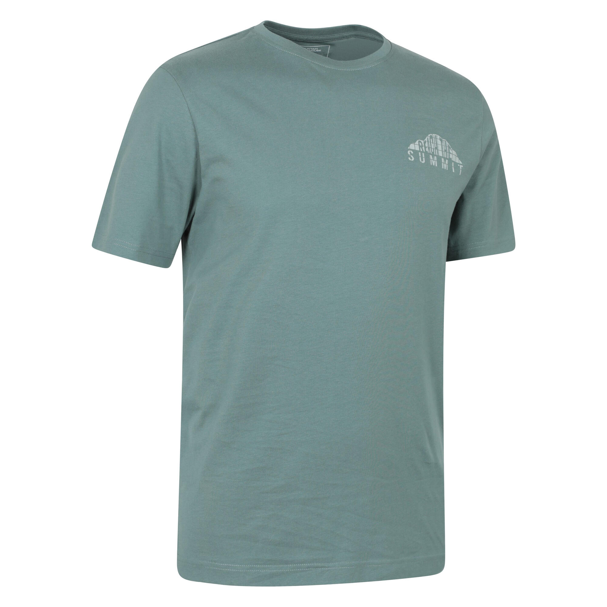 Maglietta Grafica Uomo Mountain Warehouse Reach The Summit Verde 4/4