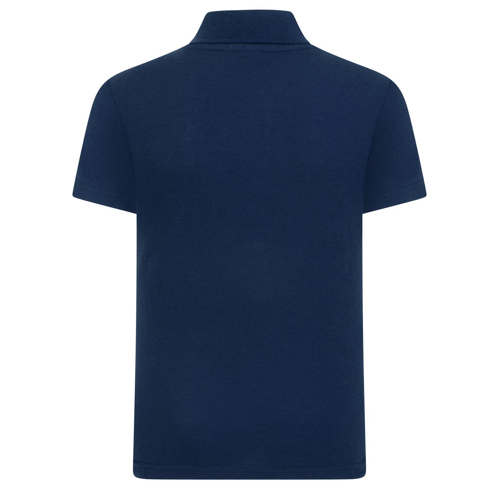 Poloshirt für Jungen Dunkles Marineblau 4/4