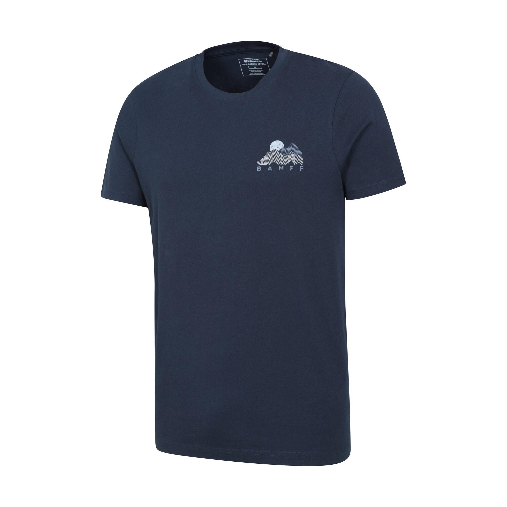 Tshirt Manches Courtes Motif/style Graphique BANFF Homme (Bleu Marine) 3/4