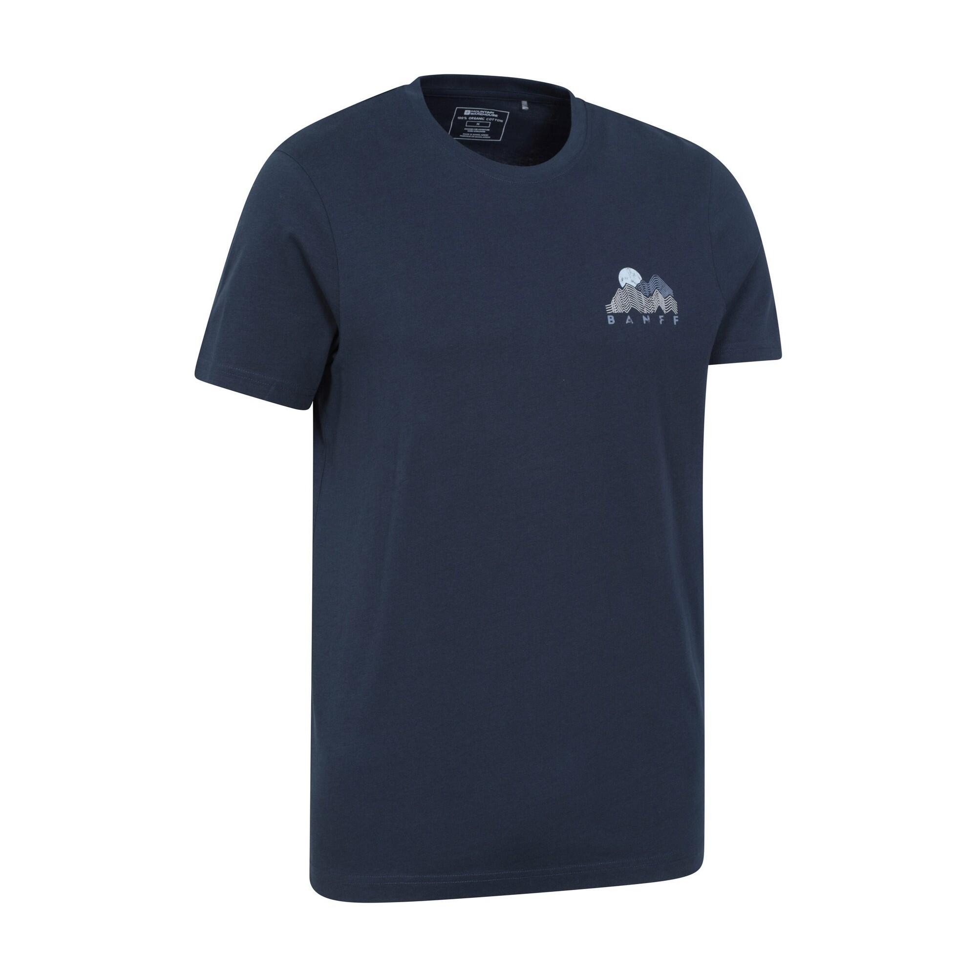 Tshirt Manches Courtes Motif/style Graphique BANFF Homme (Bleu Marine) 4/4