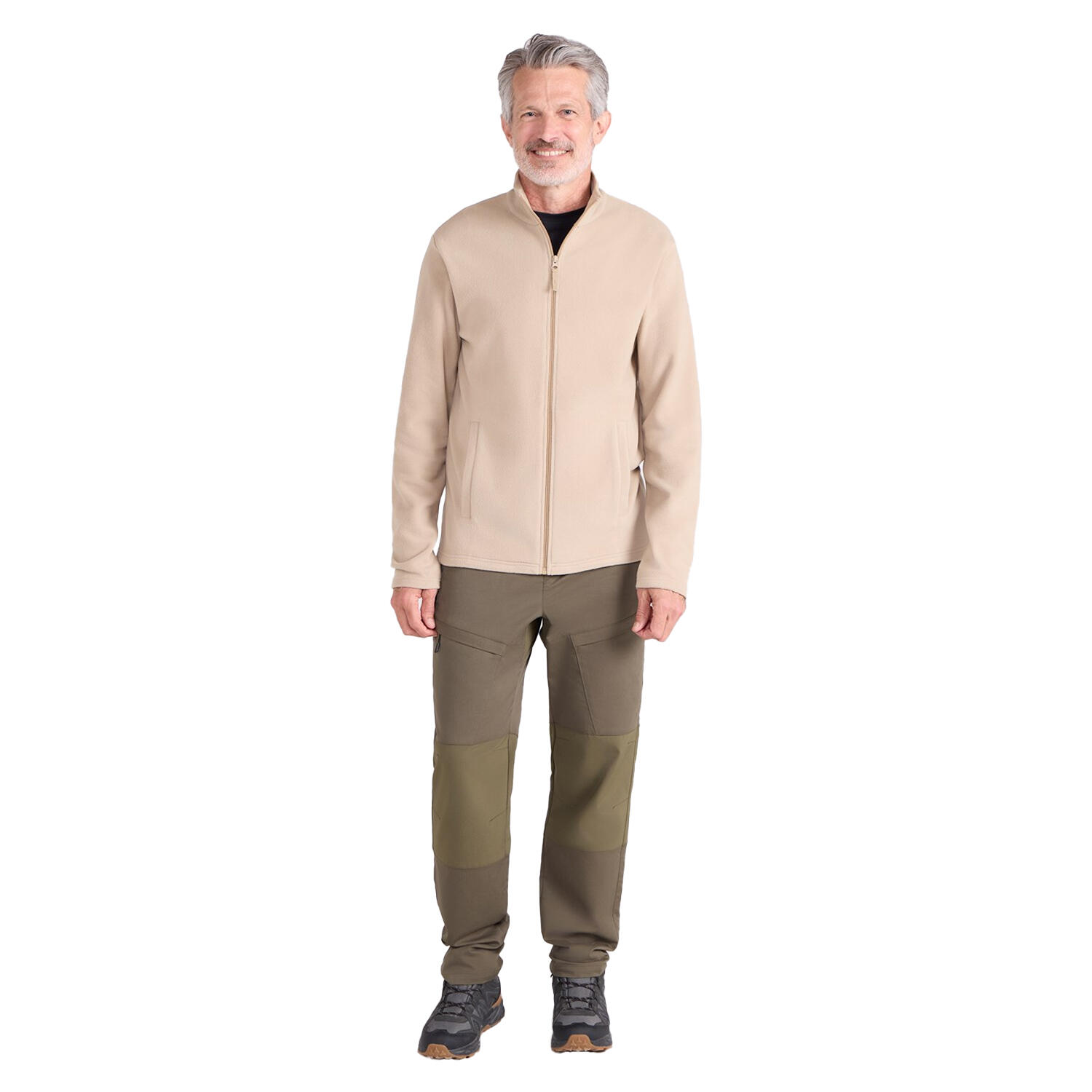 Veste Polaire RASO Homme (Blanc Cassé) 3/4