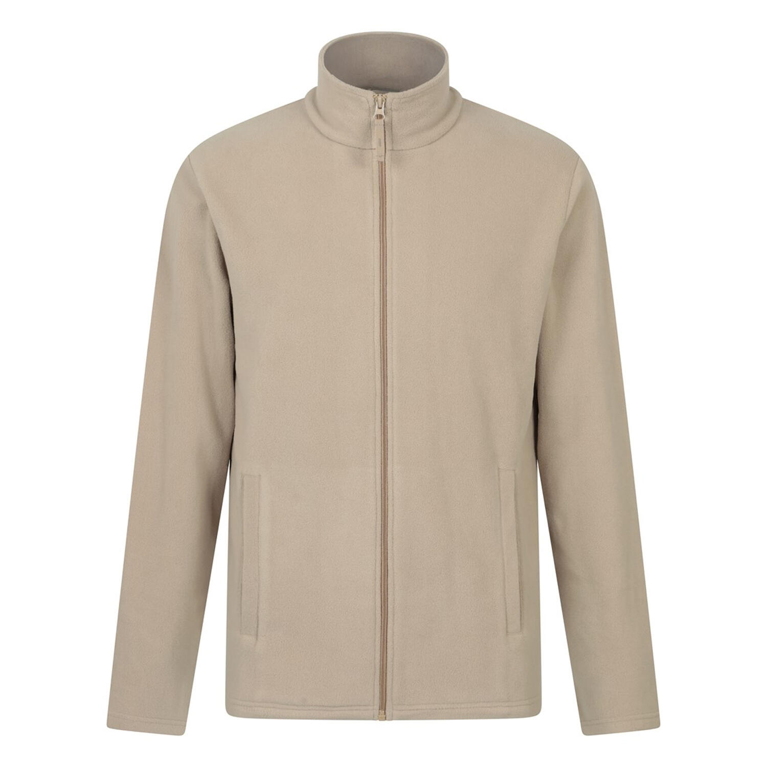 MOUNTAIN WAREHOUSE Raso Felpa In Pile Cerniera Su Intera Lunghezza Uomo Mountain Warehouse Bianco