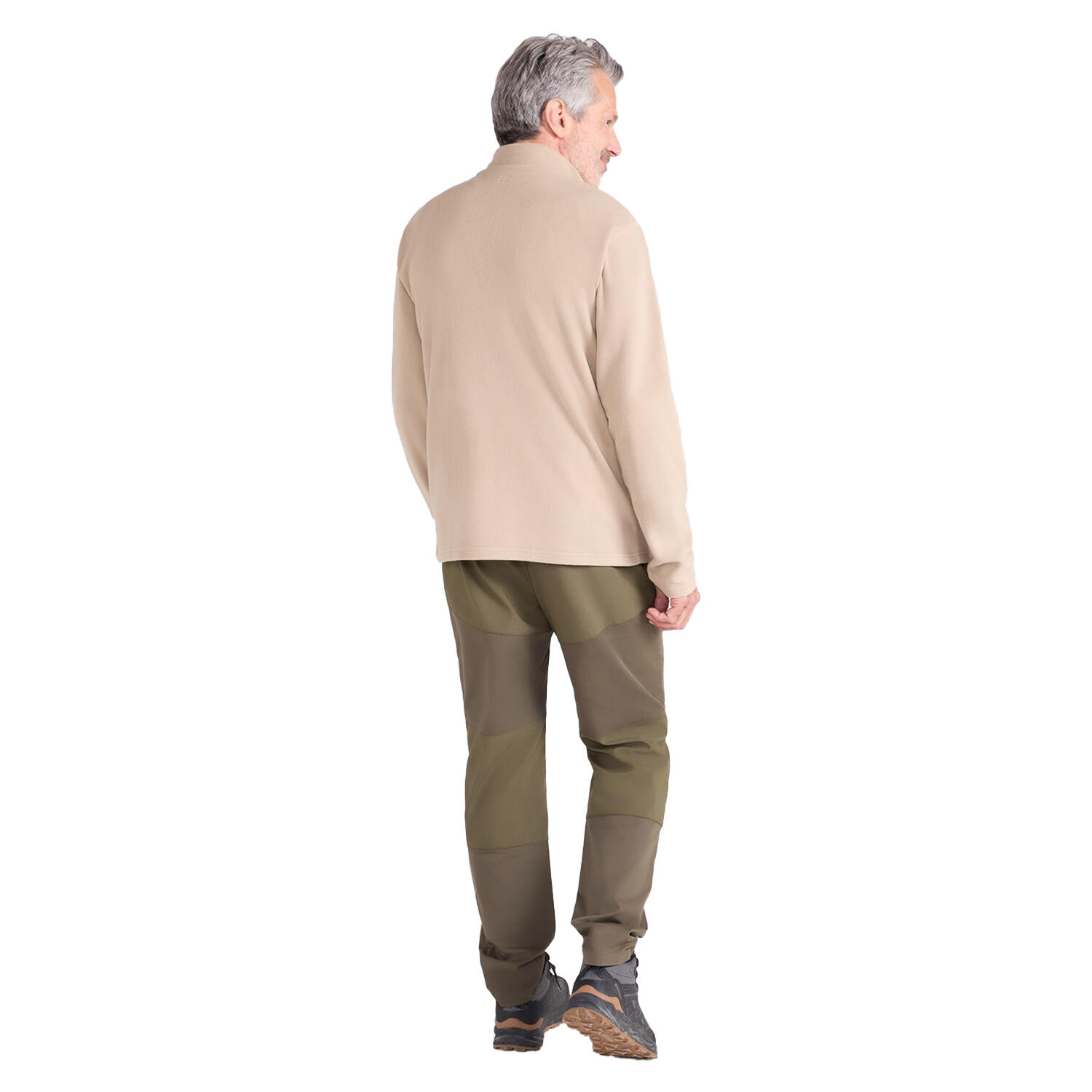 Veste Polaire RASO Homme (Blanc Cassé) 4/4