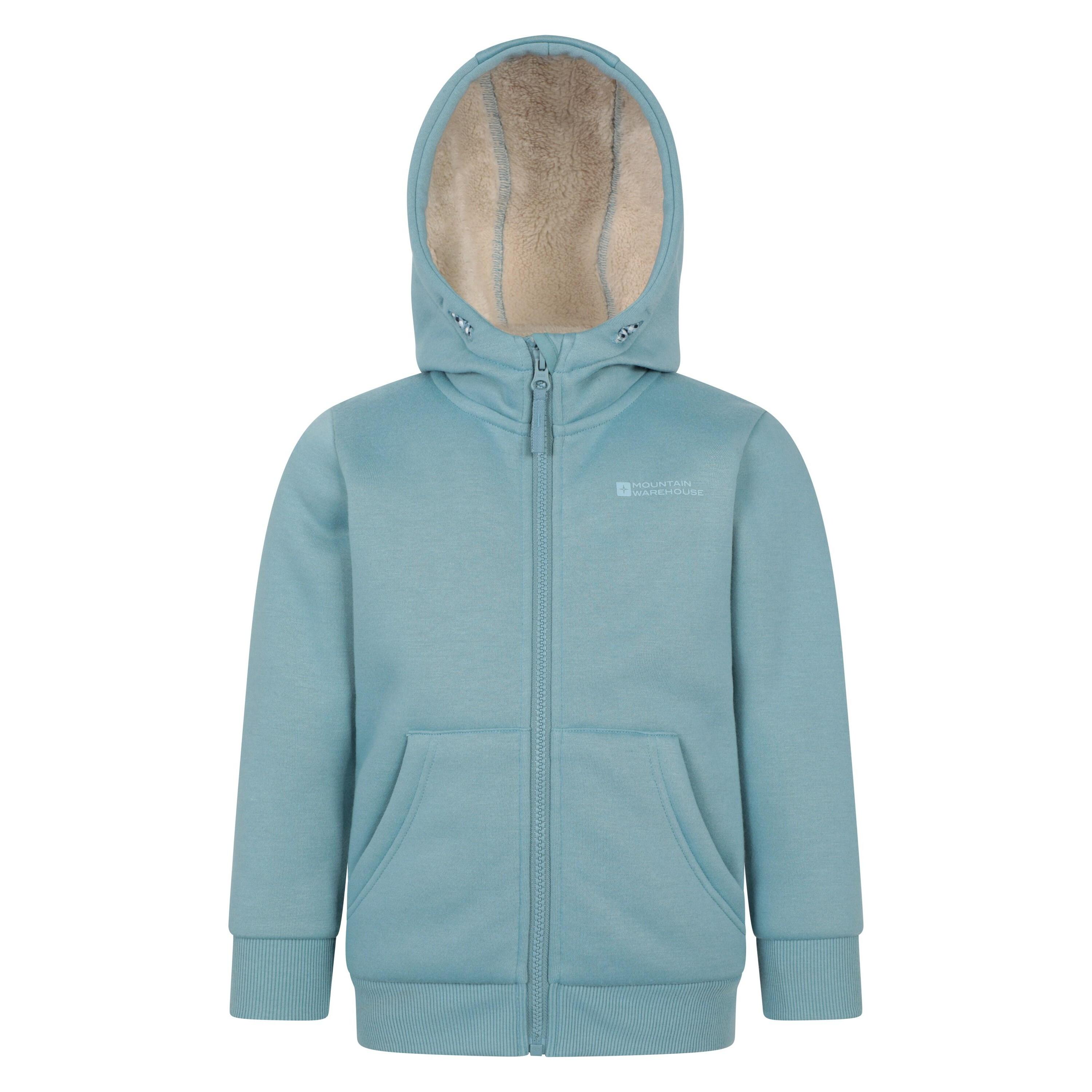 MOUNTAIN WAREHOUSE Childrens/Kids Alpine II Full Zip Hoodie (Teal)